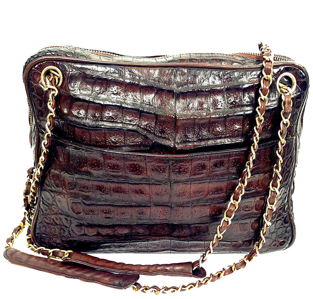 Chanel Vintage Tote Bag Brown Alligator GHW、mySite、garminoutage.com