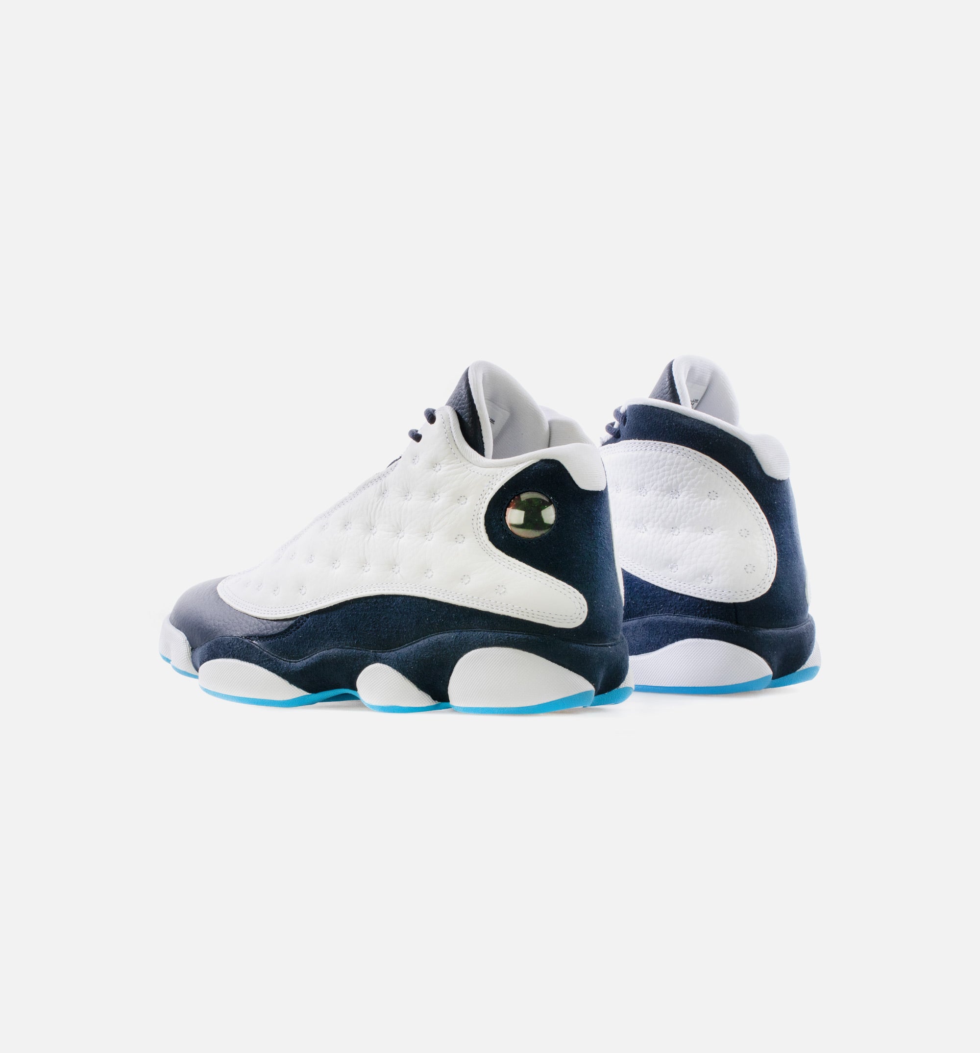 Air Jordan 13 Retro Obsidian Mens Lifestyle Shoe - White/Obsidian/Dark Powder Blue、mySite、dreamappss