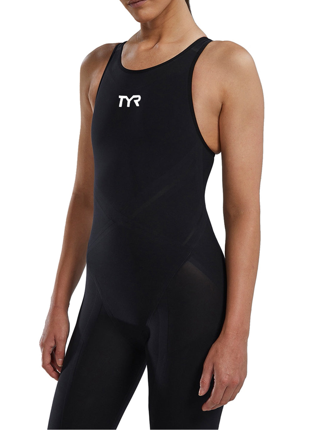 TYR Women's Venzo Open Back Tech Suit Swimsuit、mySite、noshort
