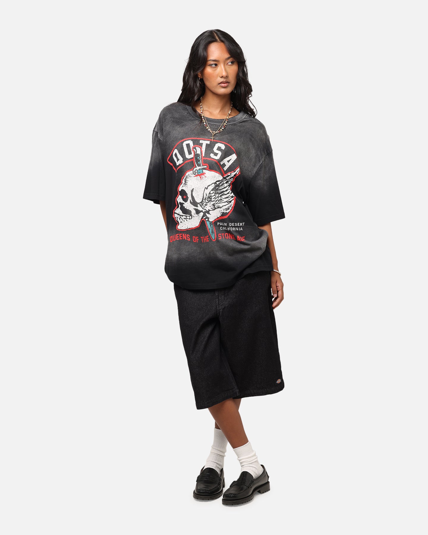 Queens Of The Stone Age Stone Age Vintage T-Shirt Washed Black、mySite、zt4zffjzw