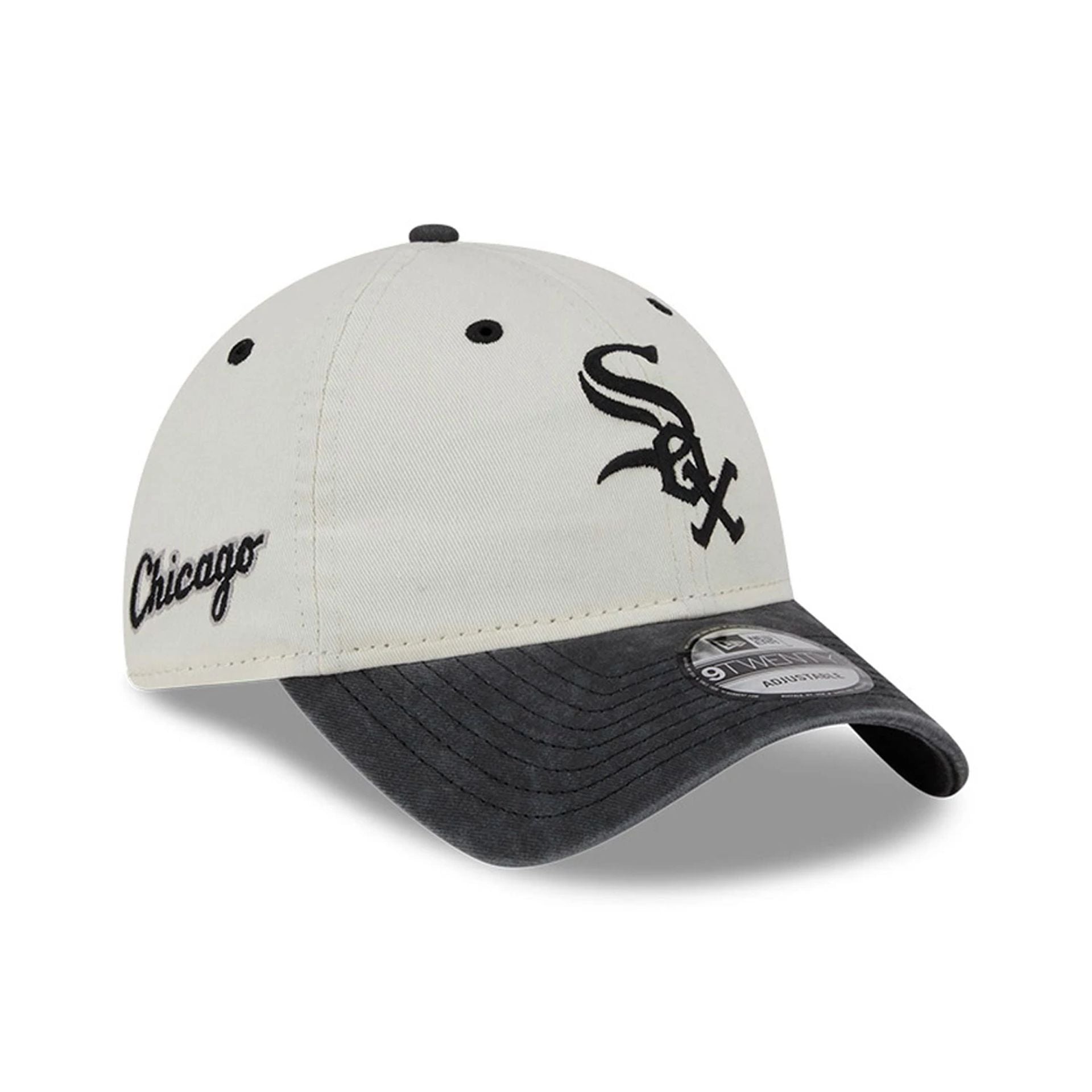 Chicago White Sox Classic Sidescript White 9TWENTY Adjustable Cap、mySite、vikingsvslions
