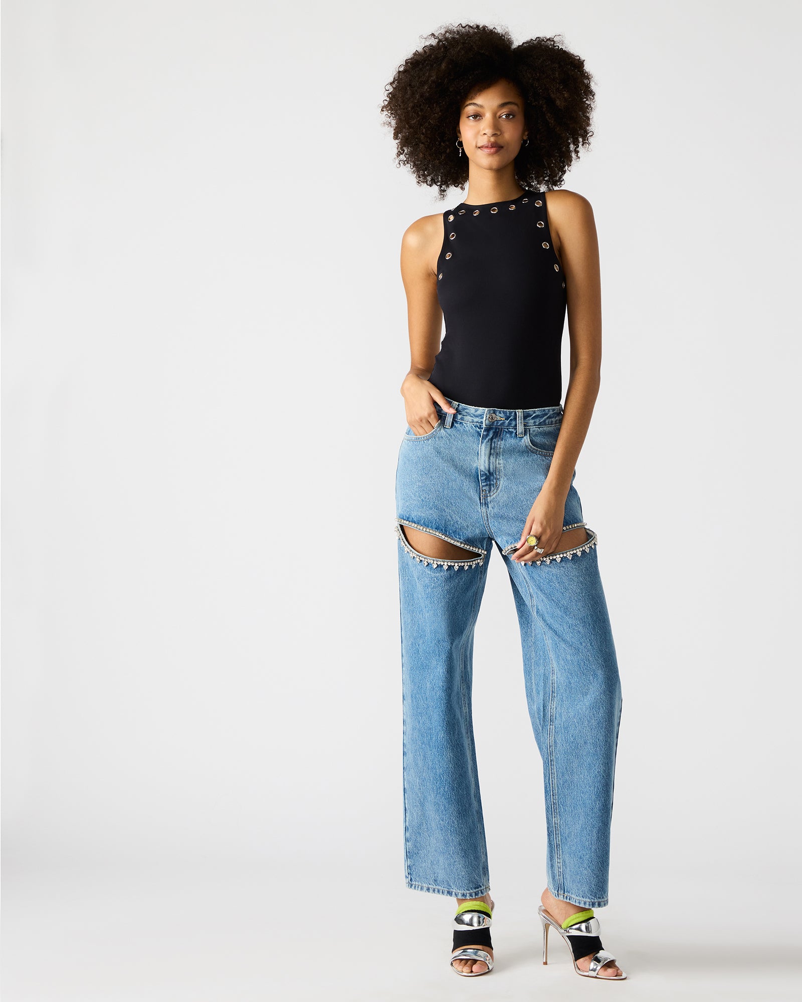 NICO GROMMET BODYSUIT BLACK、mySite、gtrtttuynbv