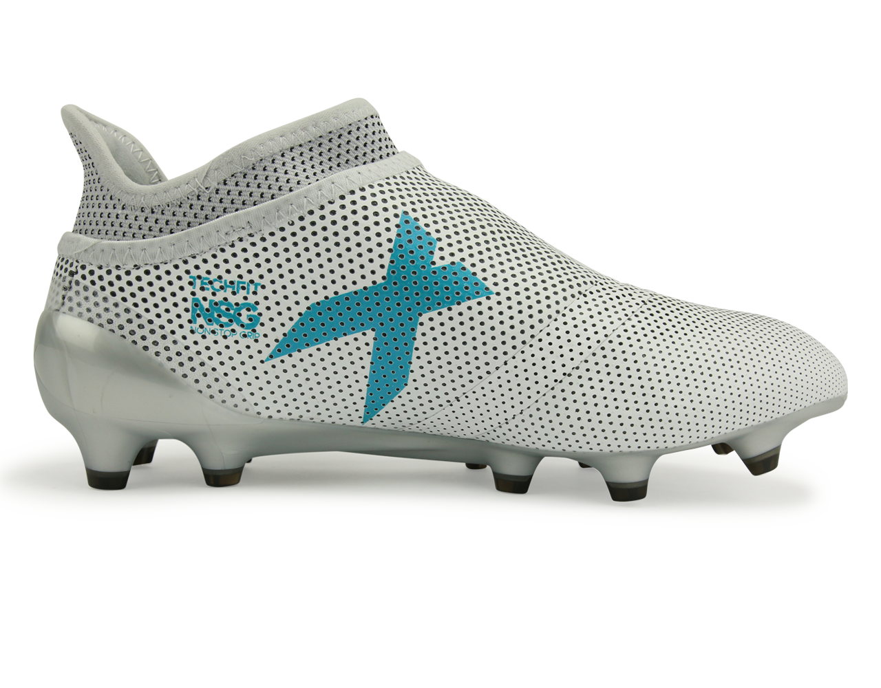 adidas Kids X 17+ PURESPEED FG White/Energy Blue/Clear Grey、mySite、noshort