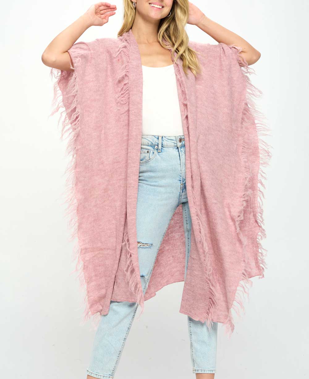 Hand Knit Alpaca Wool Wrap, Rose、mySite、topwebapps