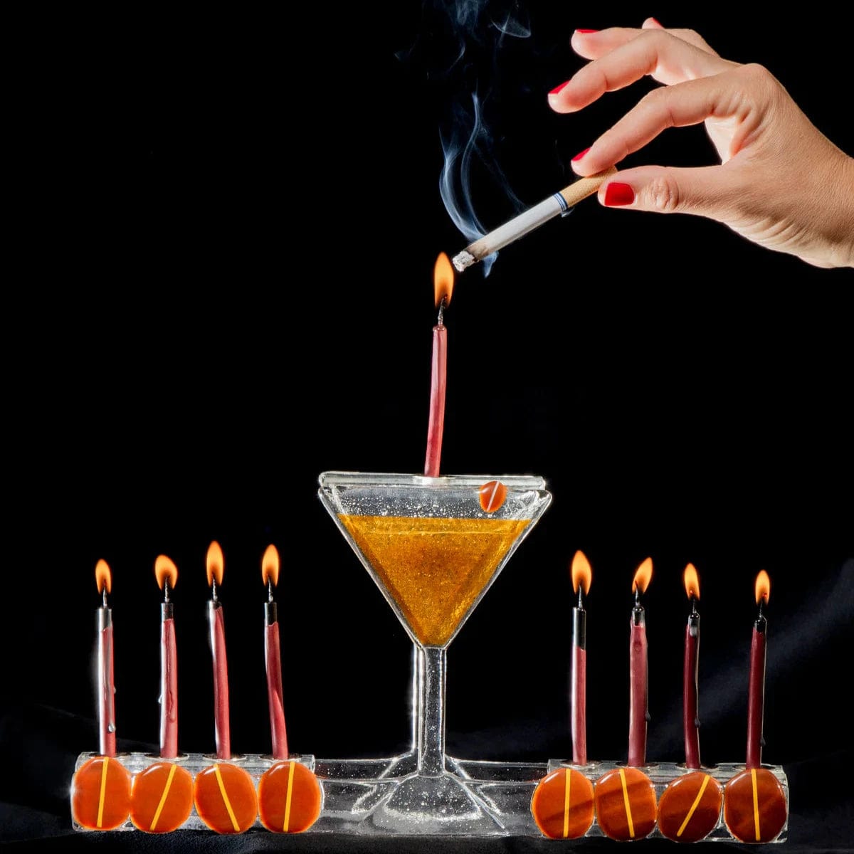Espresso Martini Menorah by Susan Alexandra、mySite、topwebapps