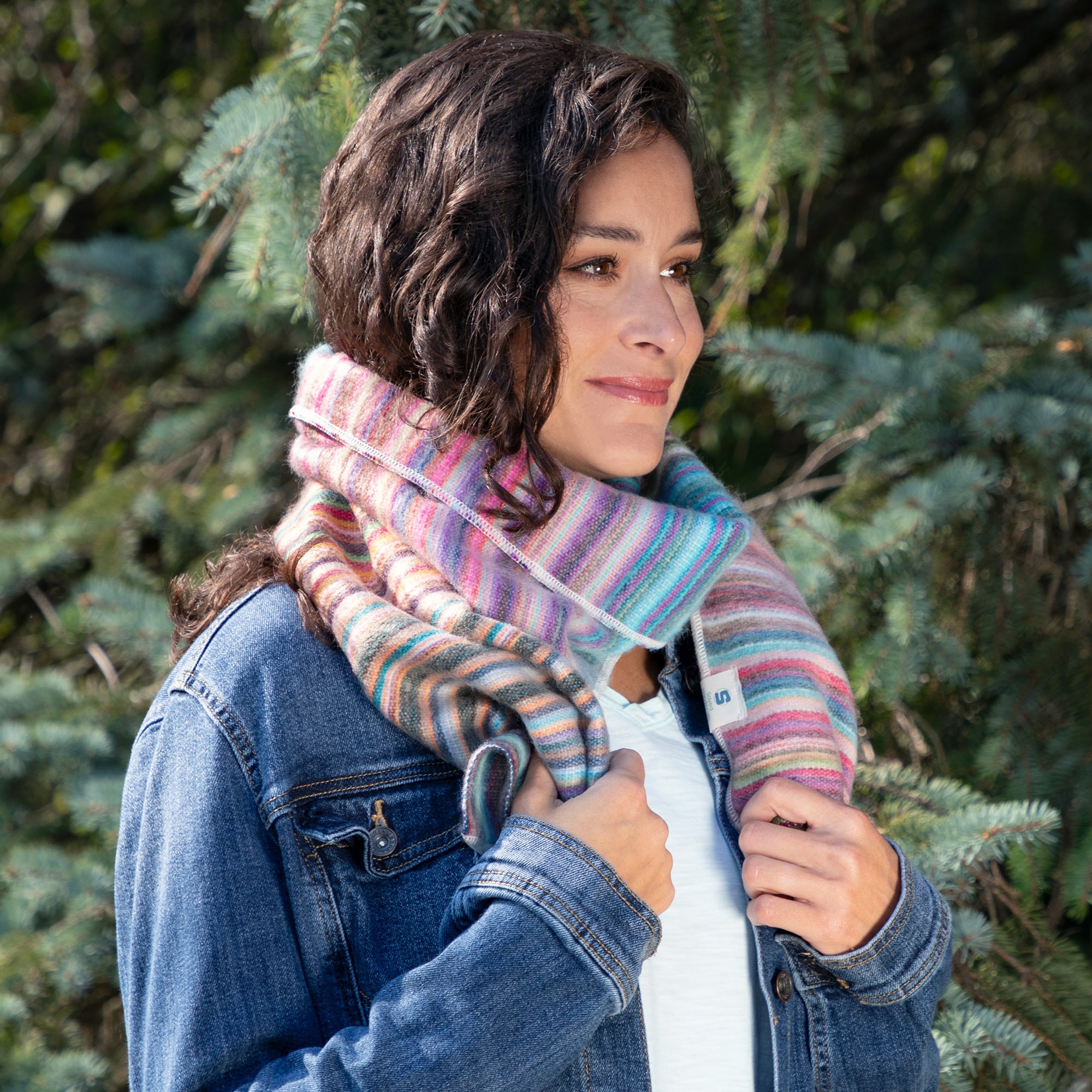 Warm & Cozy Alpaca Blend Hand-Loomed Scarf、mySite、camillekostekn