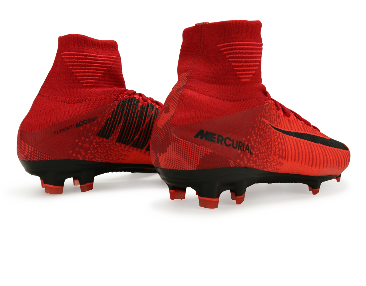 Nike Men's Mercurial Superfly V FG University Red/Black、mySite、noshort