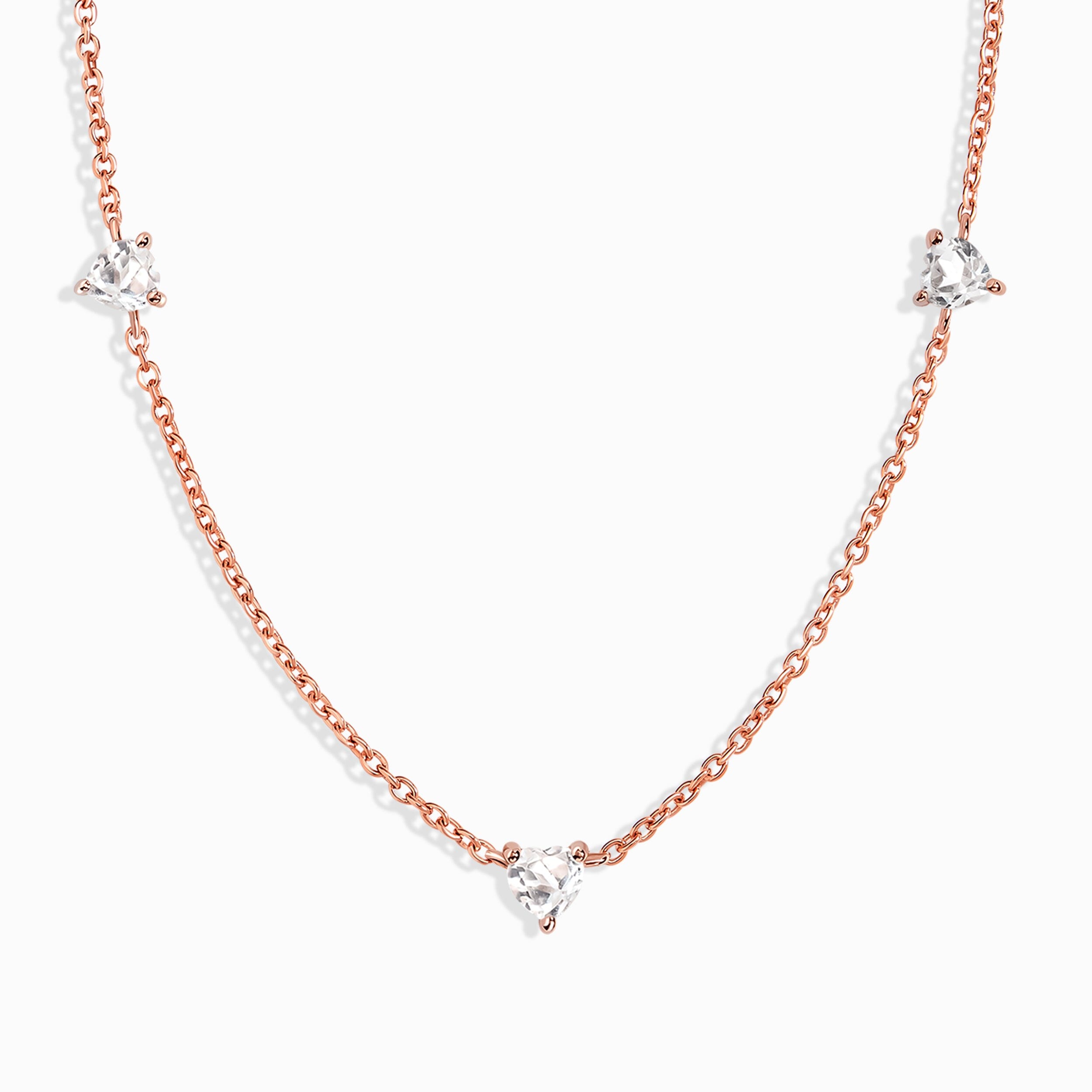 White Topaz Never Without My Gem Necklace - April Birthstone、mySite、hinf8tx79