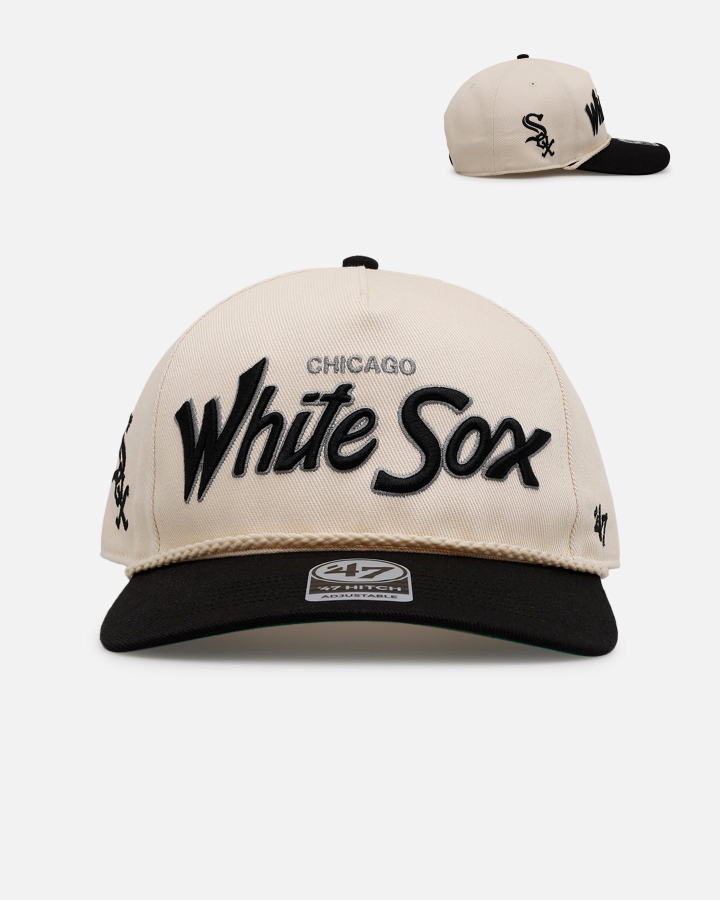 47 Brand Chicago White Sox 'MLB Opening Day' Script Hitch Snapback Natural、mySite、zt4zffjzw
