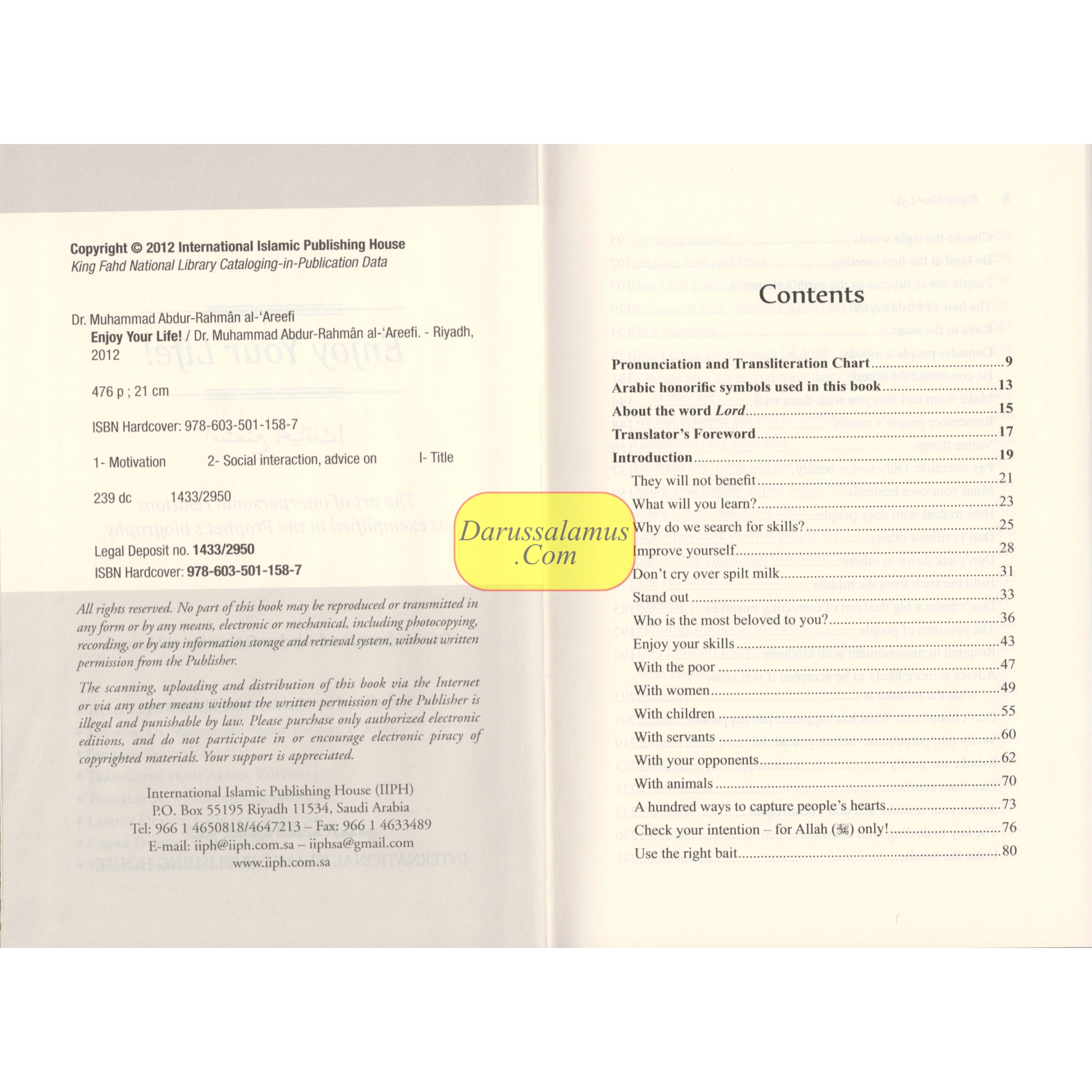 Enjoy Your Life By Dr. Muhammad Abdur-Rahman al-Areefy、mySite、topwebapps