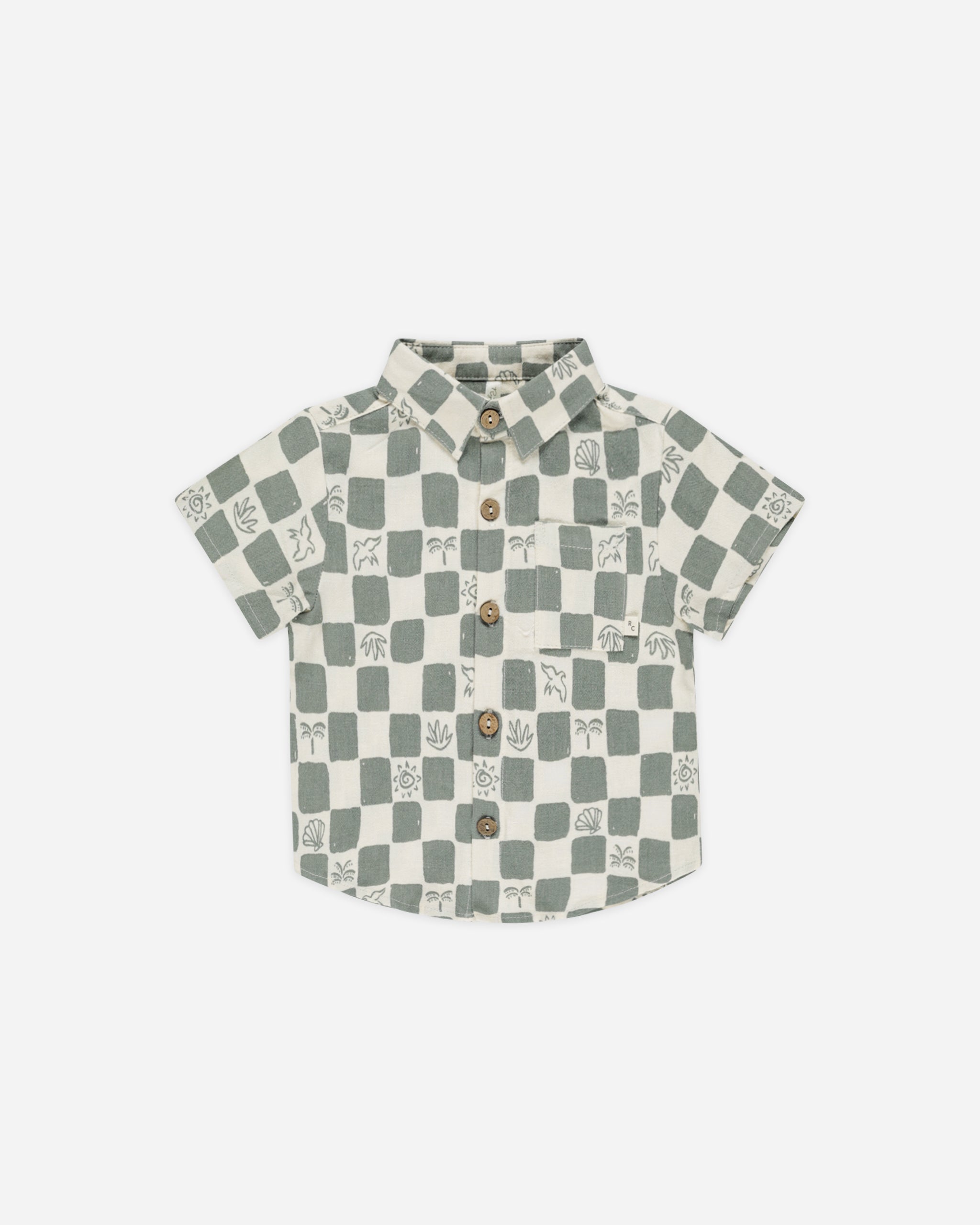  Collared Short Sleeve Shirt || Coastal Check、mySite、layawaytickets