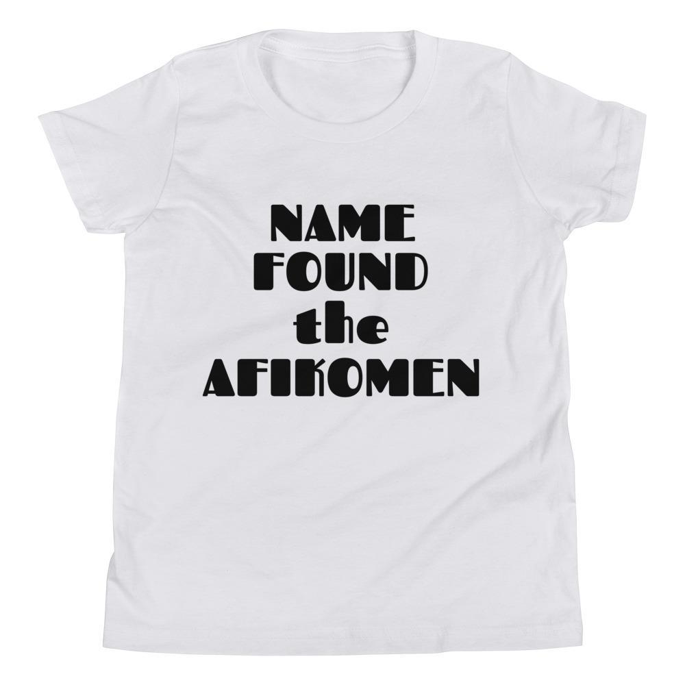 Personalized I Found the Afikomen Youth Short Sleeve T-Shirt - Add Your Name!、mySite、topwebapps