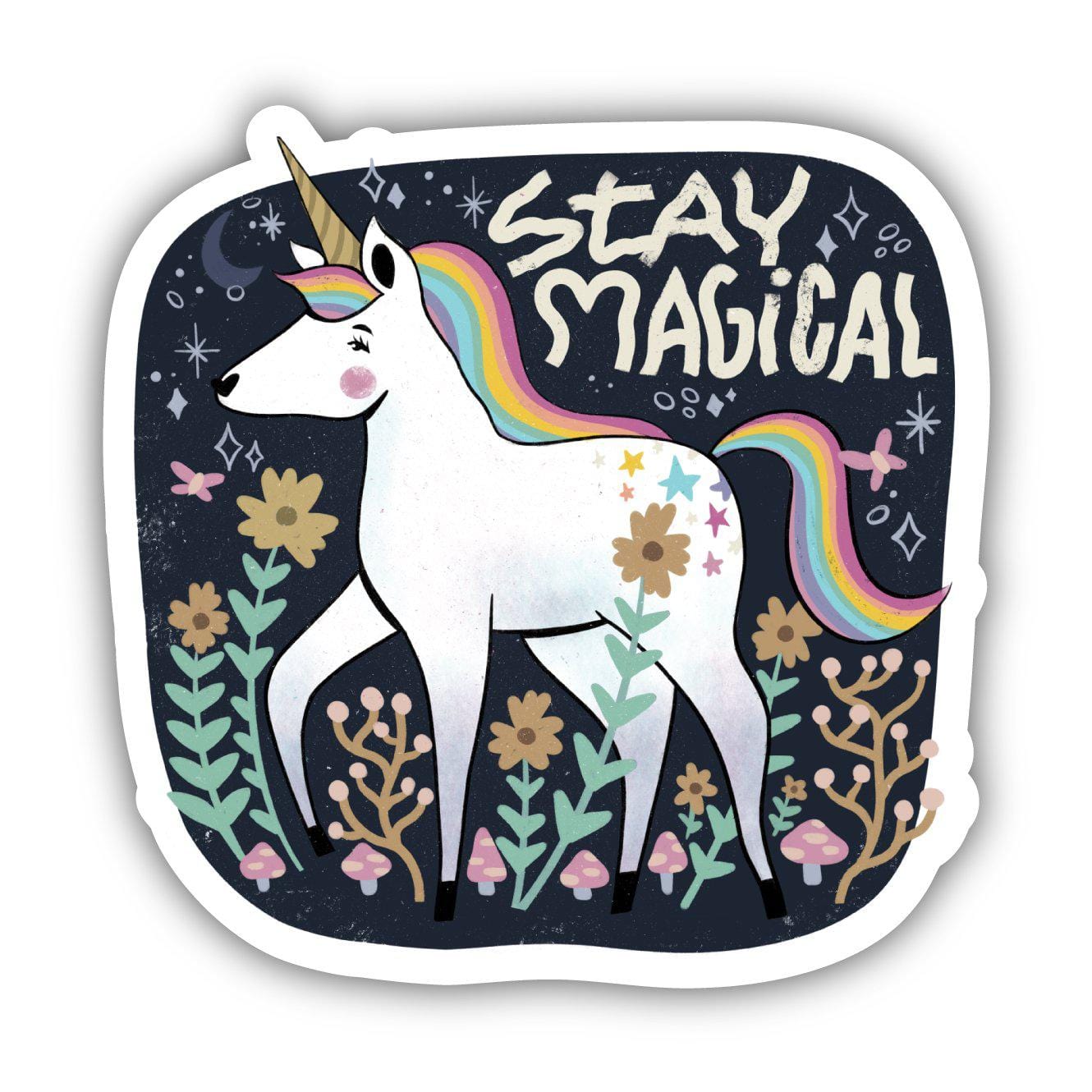  Stay Magical Unicorn Fairytale Sticker、mySite、elrpsem3k