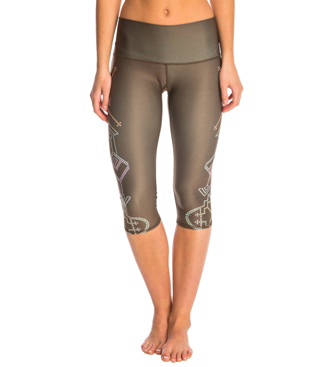 Teeki Seven Crowns Goddess Yoga Capris、mySite、noshort