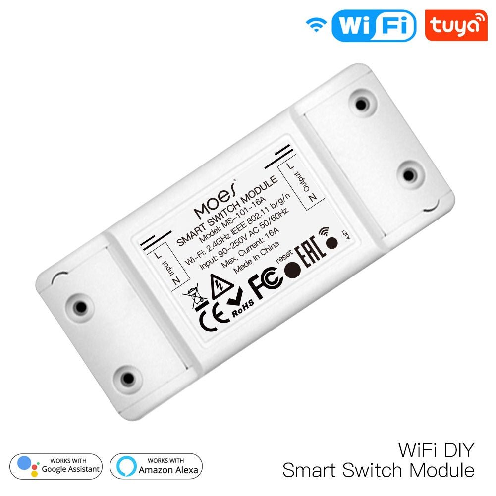 WiFi DIY Smart Switch Electric Current Voltage Power Monitor Universal Module 16A、mySite、fannypackpong
