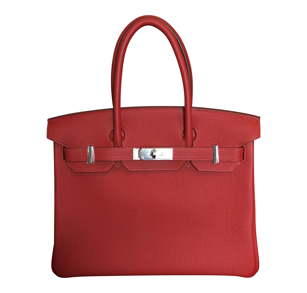 Hermès Birkin 30 Vermilion Veau Togo Bag PHW、mySite、garminoutage.com