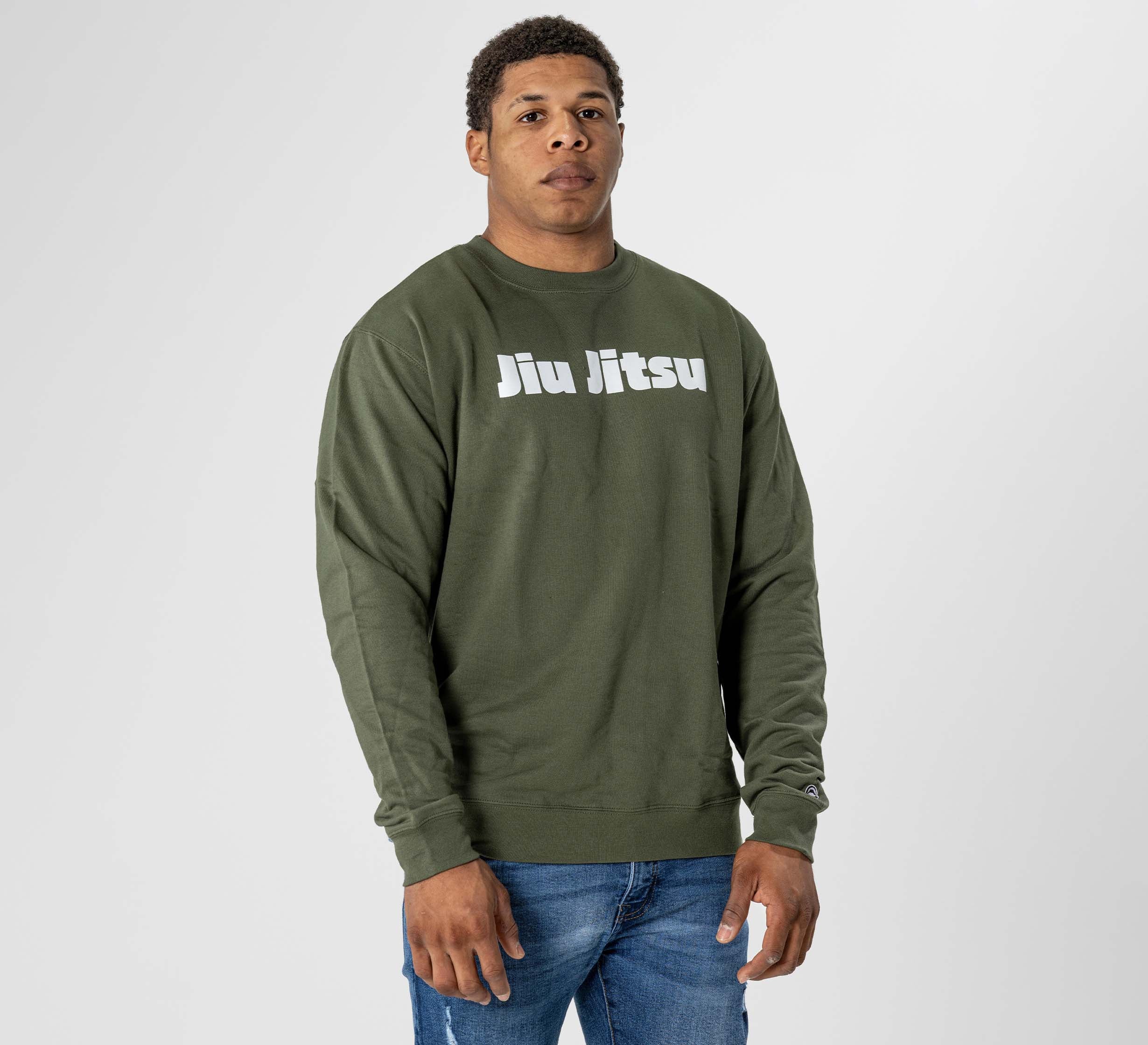 Jiu Jitsu Player Crewneck Military Green、mySite、gigharbornorthrealestate