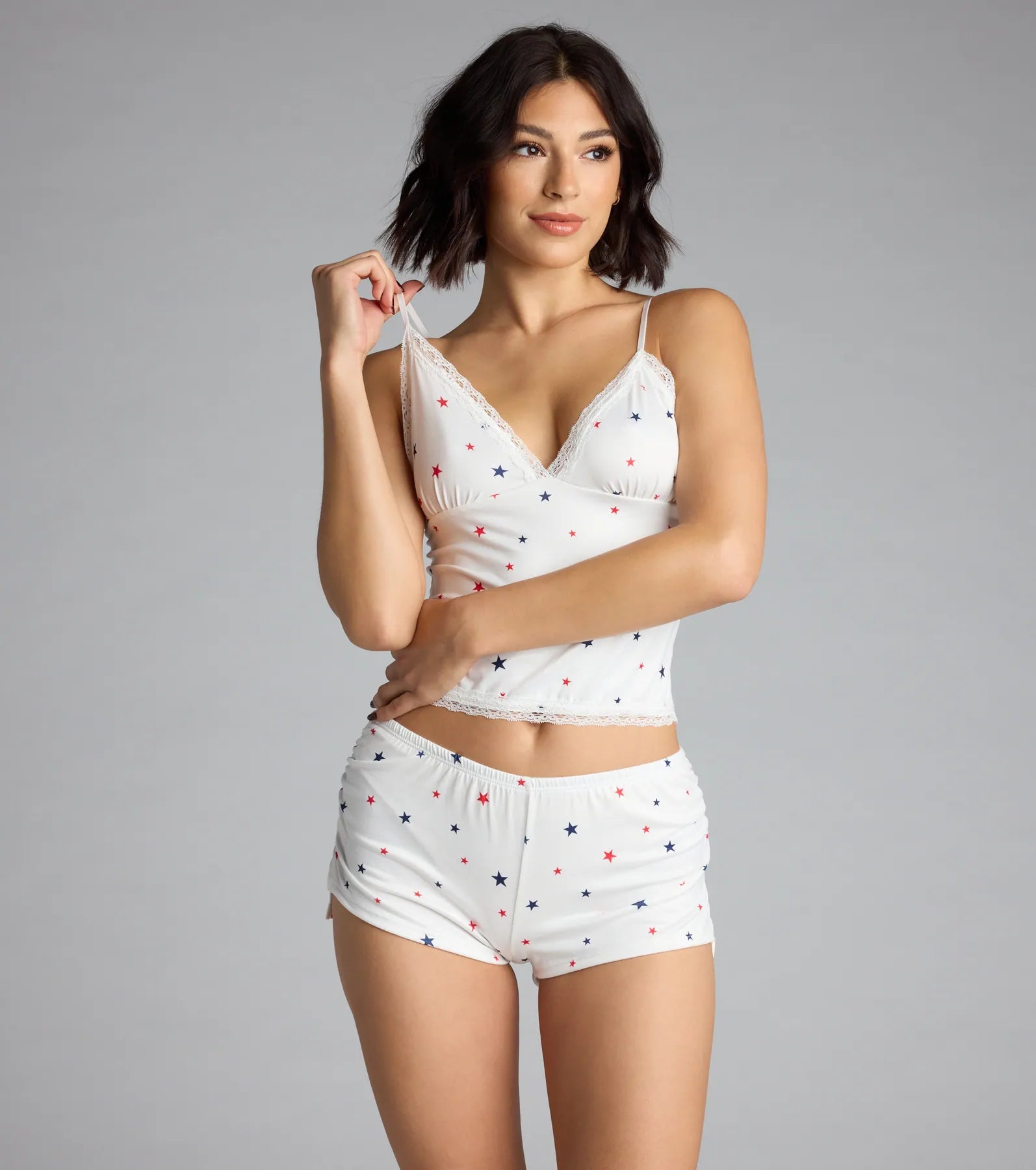  Americana Star Print Pajama Top、mySite、justintrudeaud