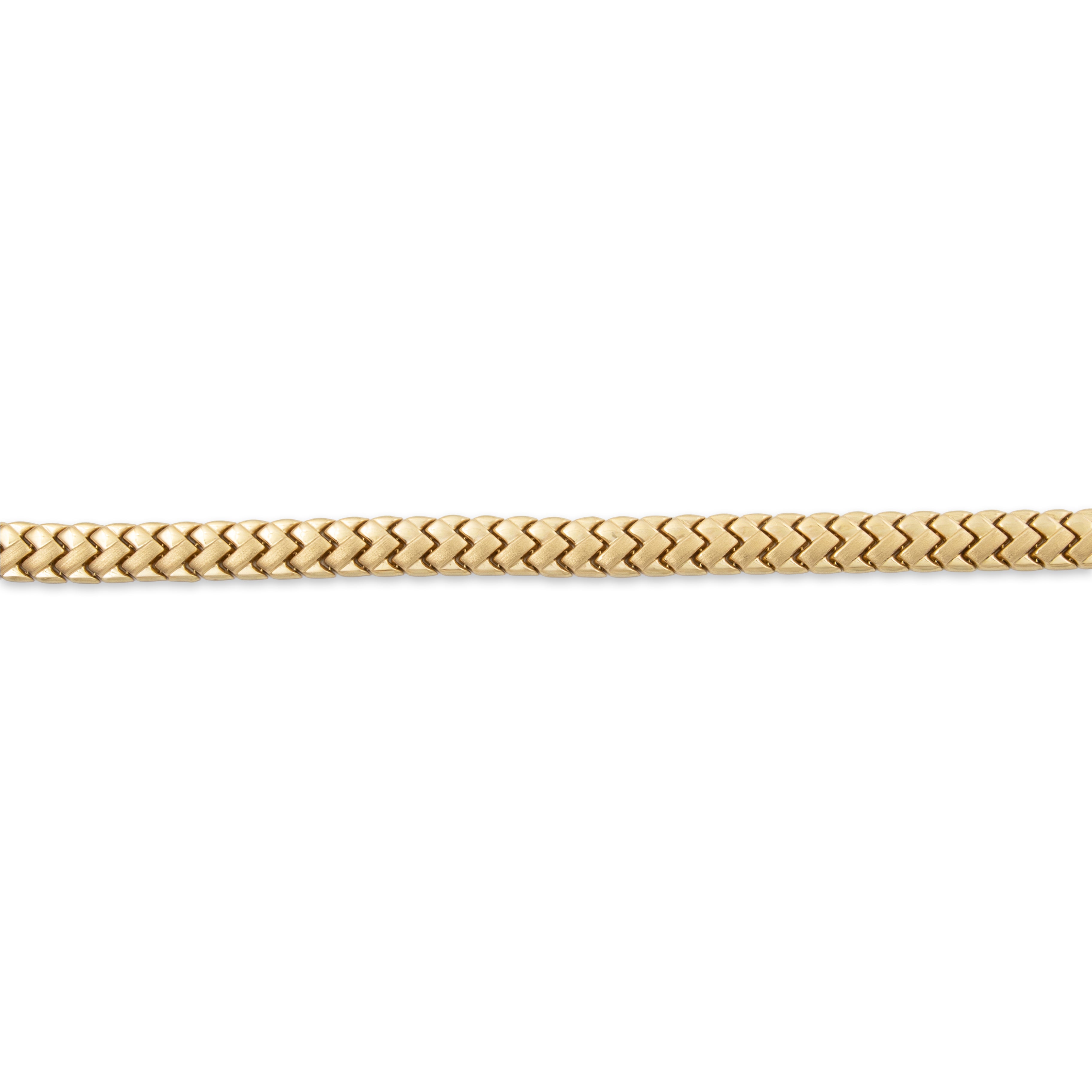 Vintage 14k Yellow Gold Dual Texture Bracelet 8、mySite、hinf8tx79