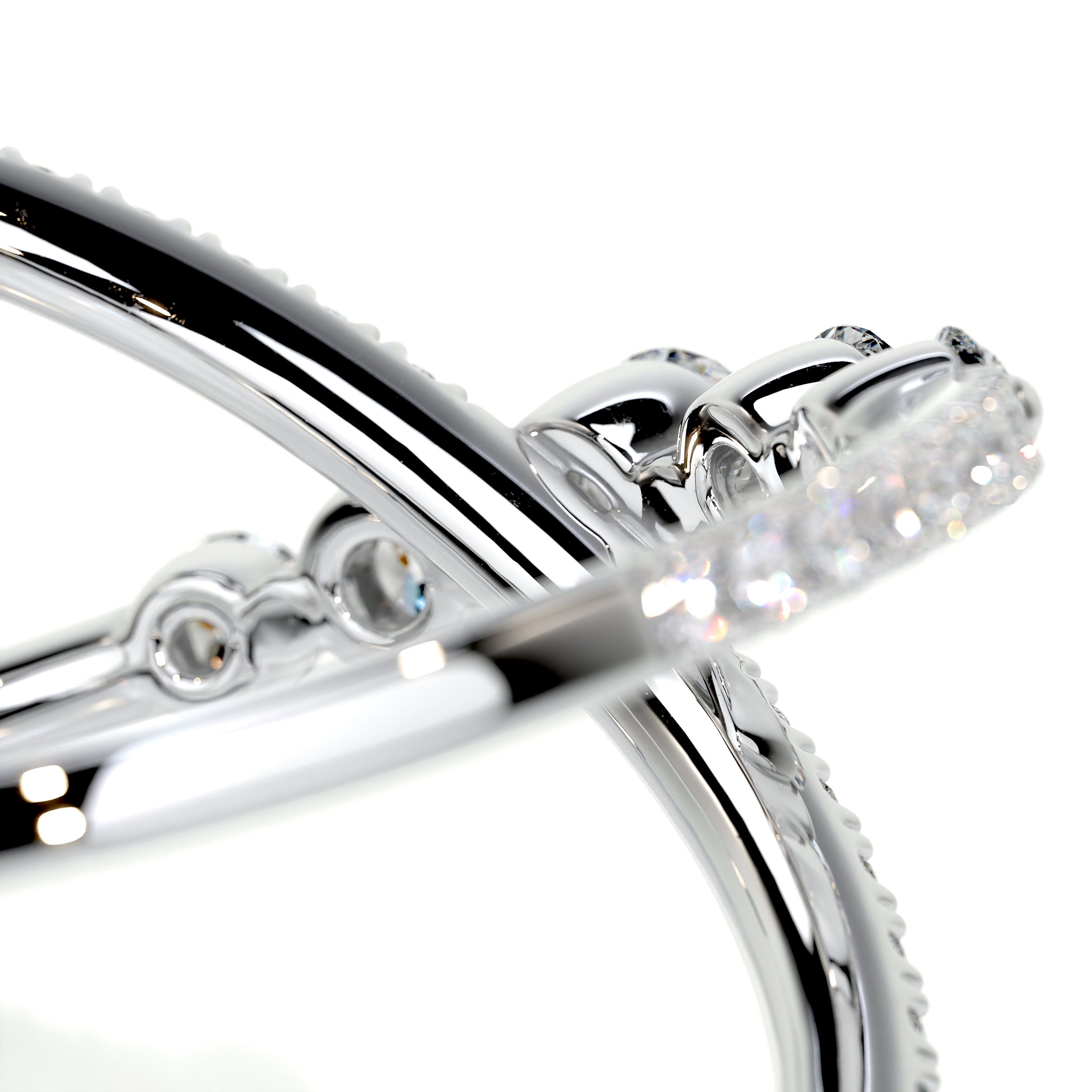 Iris Fashion Diamond Ring (0.42 Carat) -14K White Gold、mySite、hinf8tx79