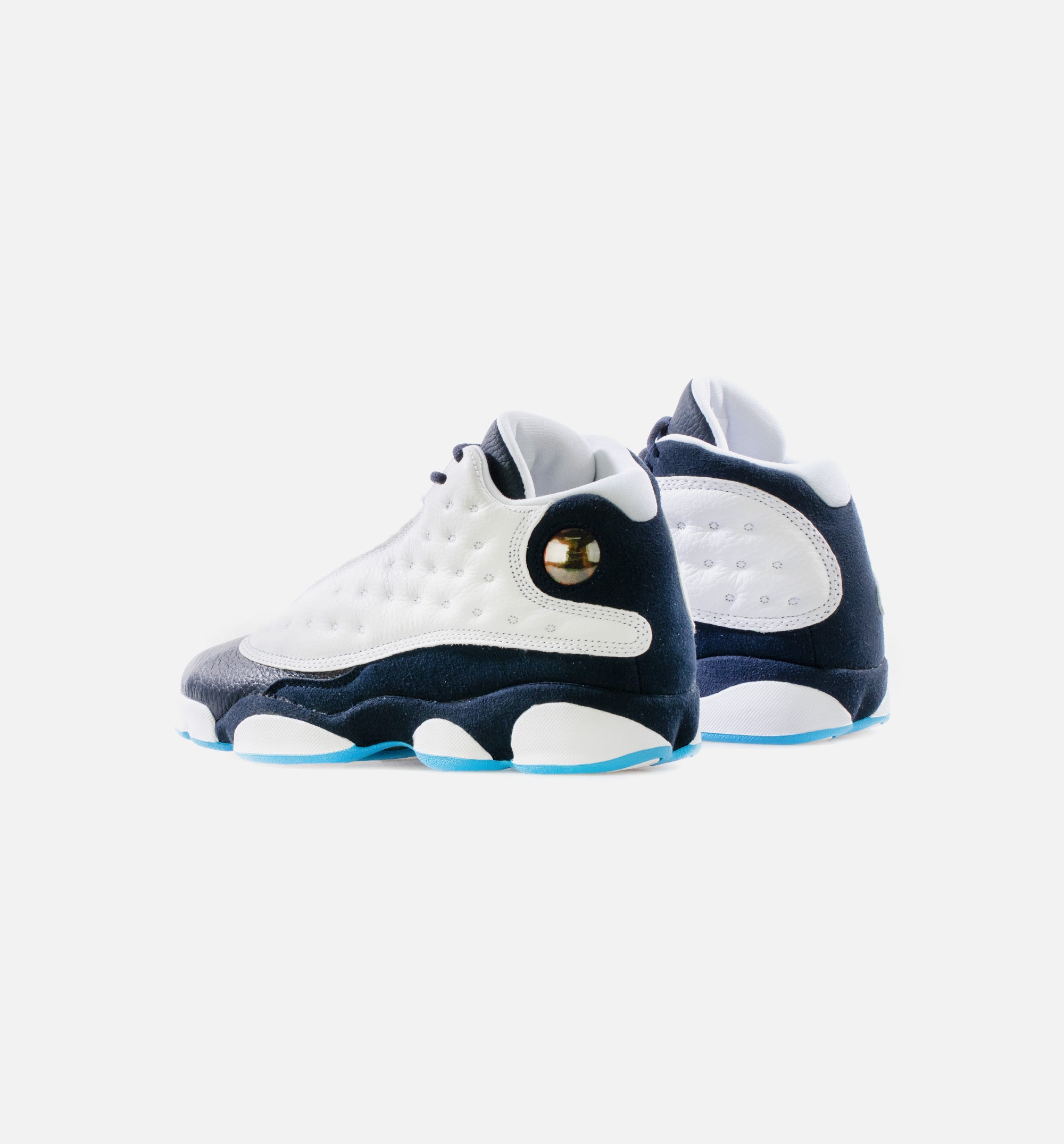 Air Jordan 13 Retro Obsidian Grade School Lifestyle Shoe - White/Obsidian/Dark Powder Blue、mySite、dreamappss