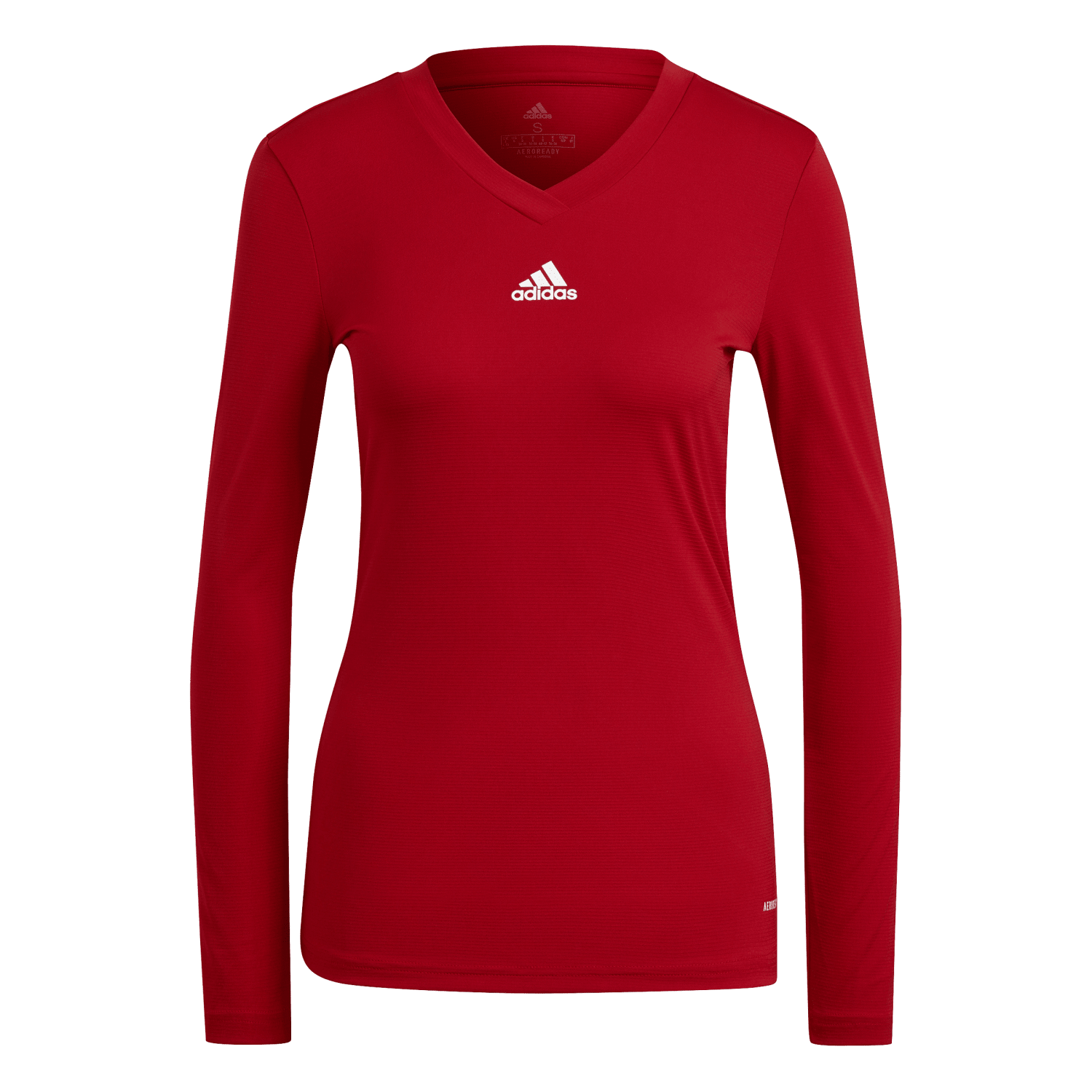 adidas Women's Team Base Tee - Red、mySite、noshort