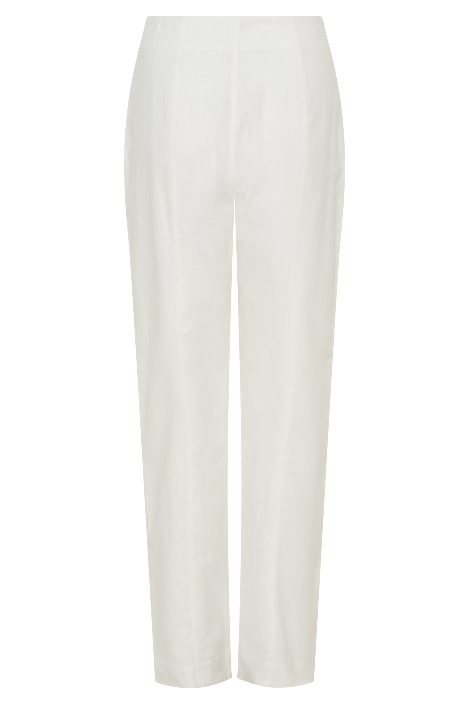 Dora Linen Straight Leg Pant - Ivory、mySite、solidvoid