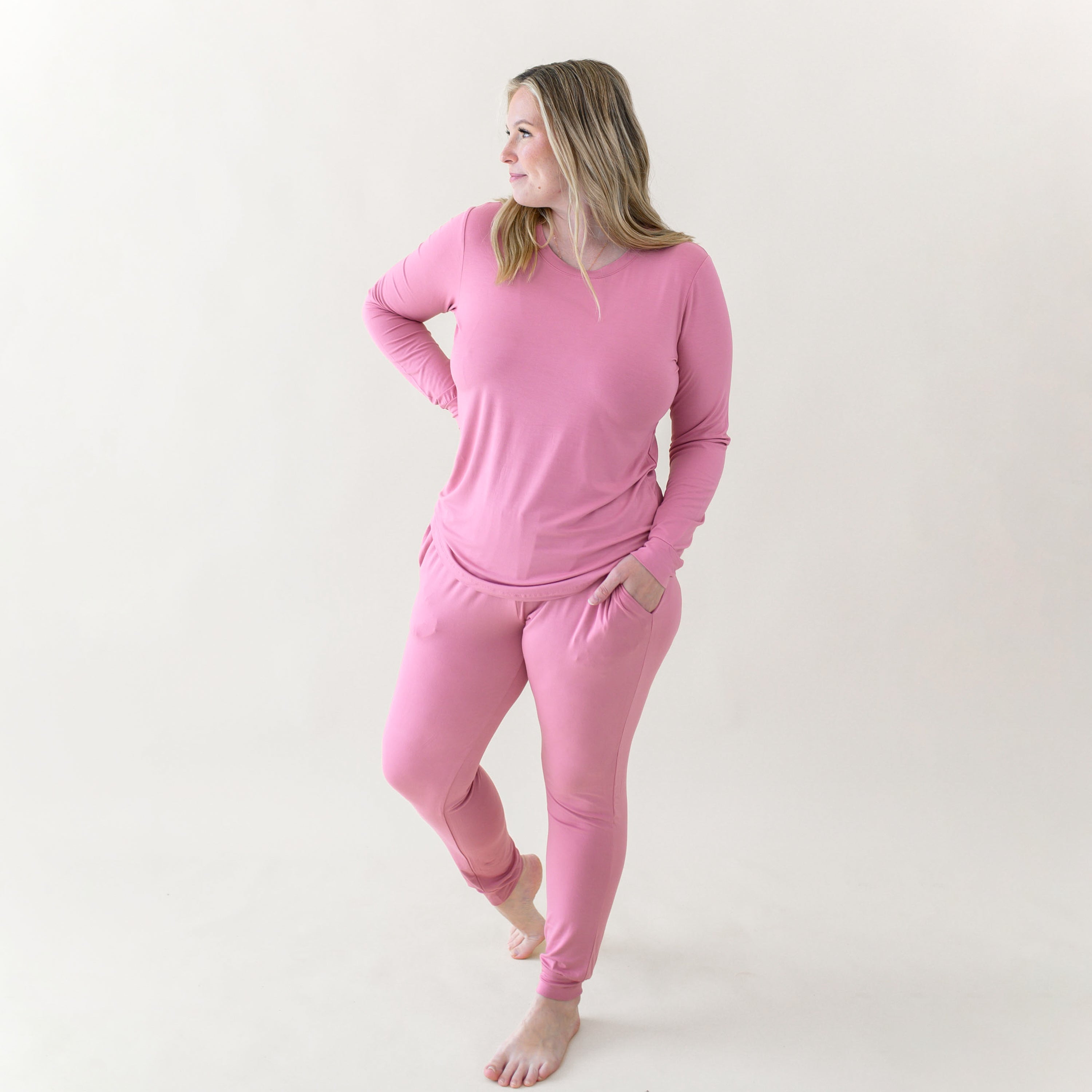  Women's Jogger Pajama Set in Apple Blossom、mySite、layawaytickets