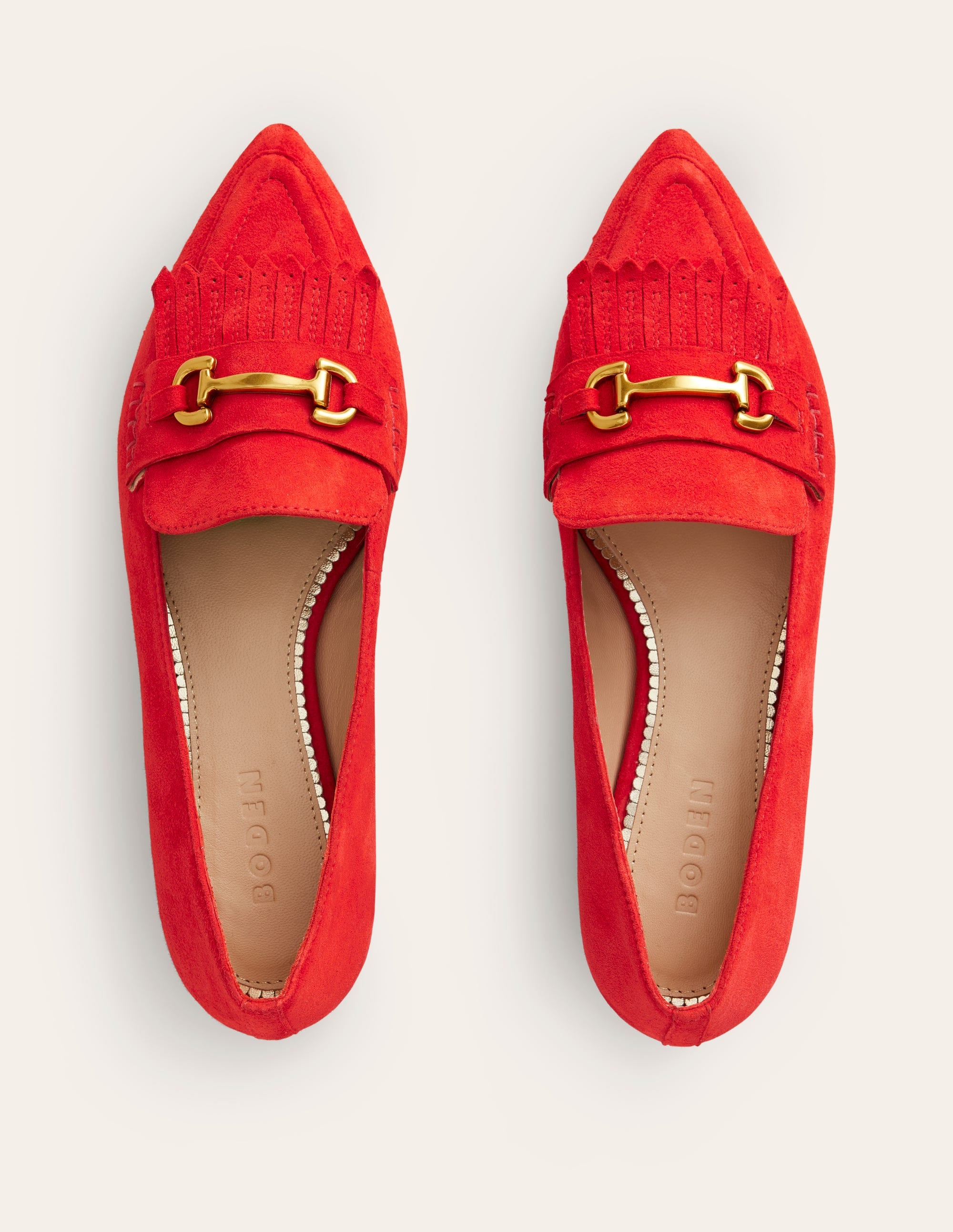  Iris Ghillie Loafers-Red Suede、mySite、ashleygrahame