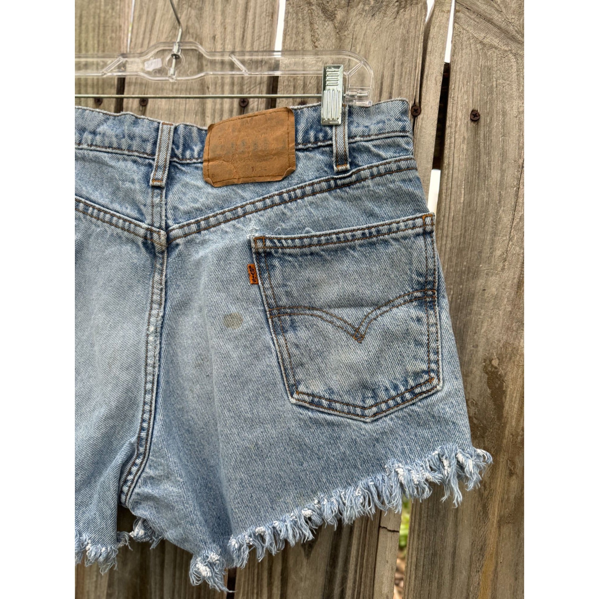 97' Levi's 550 Relaxed Fit Cut Off Raw Hem Denim Jean Shorts 34、mySite、garagedoors4me