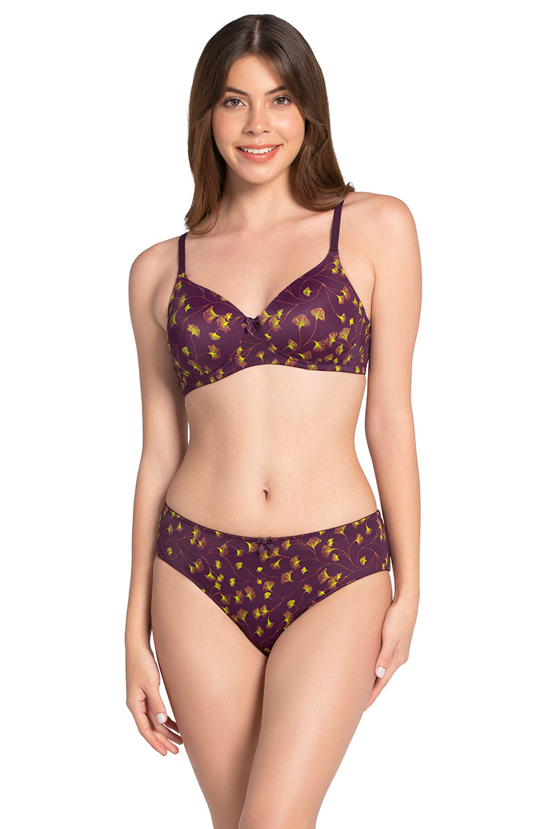  Smooth Charm Bikini Panty - Linear Floral Print、mySite、justintrudeaud