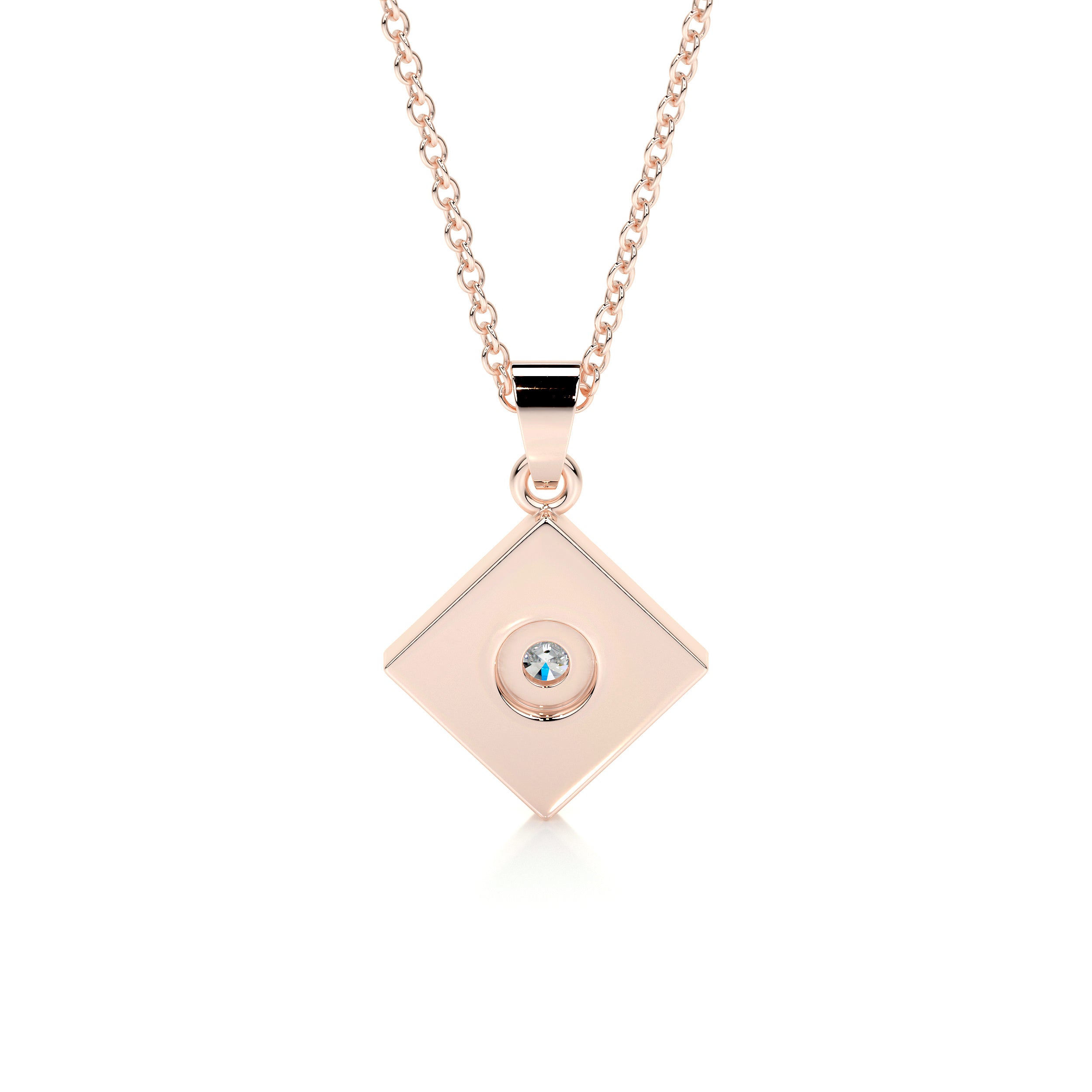 Maxine Diamond Pendant (0.4 Carat) -14K Rose Gold、mySite、hinf8tx79