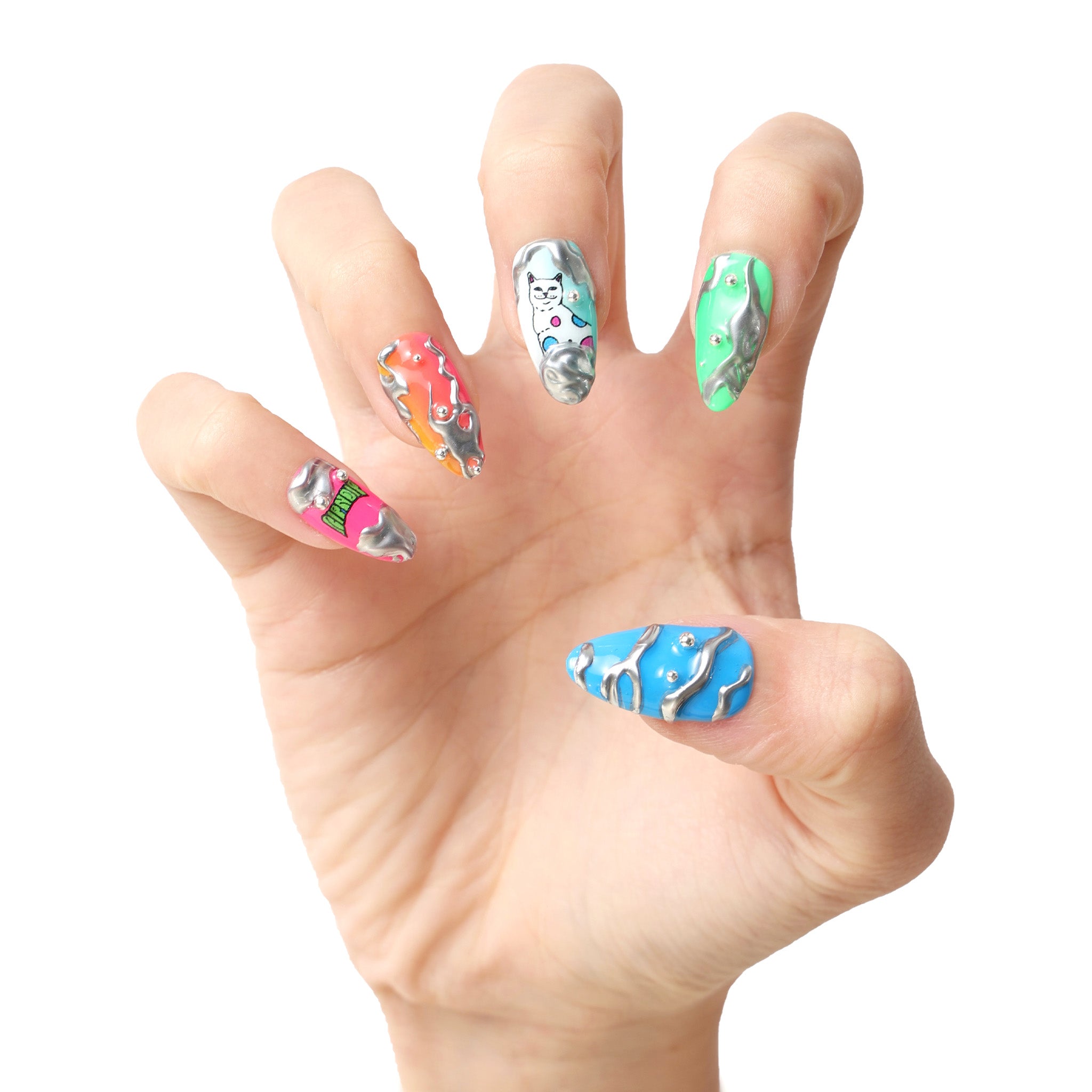  Psychedelic Handmade Nail Set、mySite、merchandisen