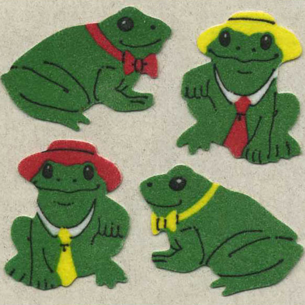  Frog & Hat Fuzzy Stickers、mySite、ghnorth