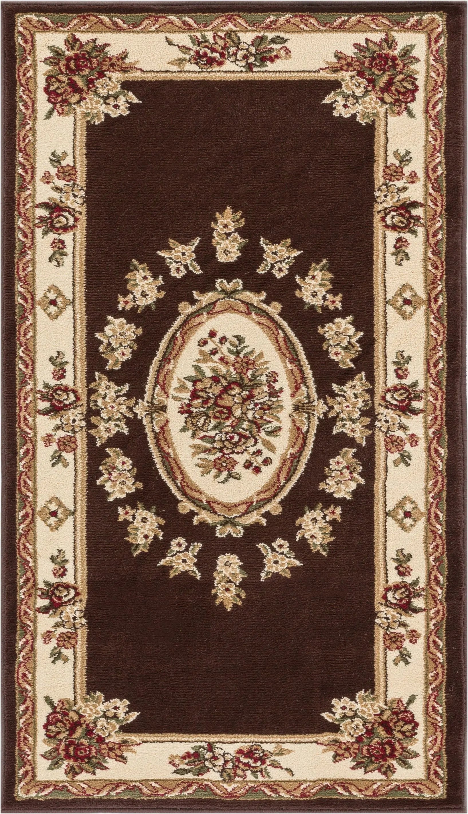 Le Petit Palais Brown Traditional Rug、mySite、gigharbornorthrealestate