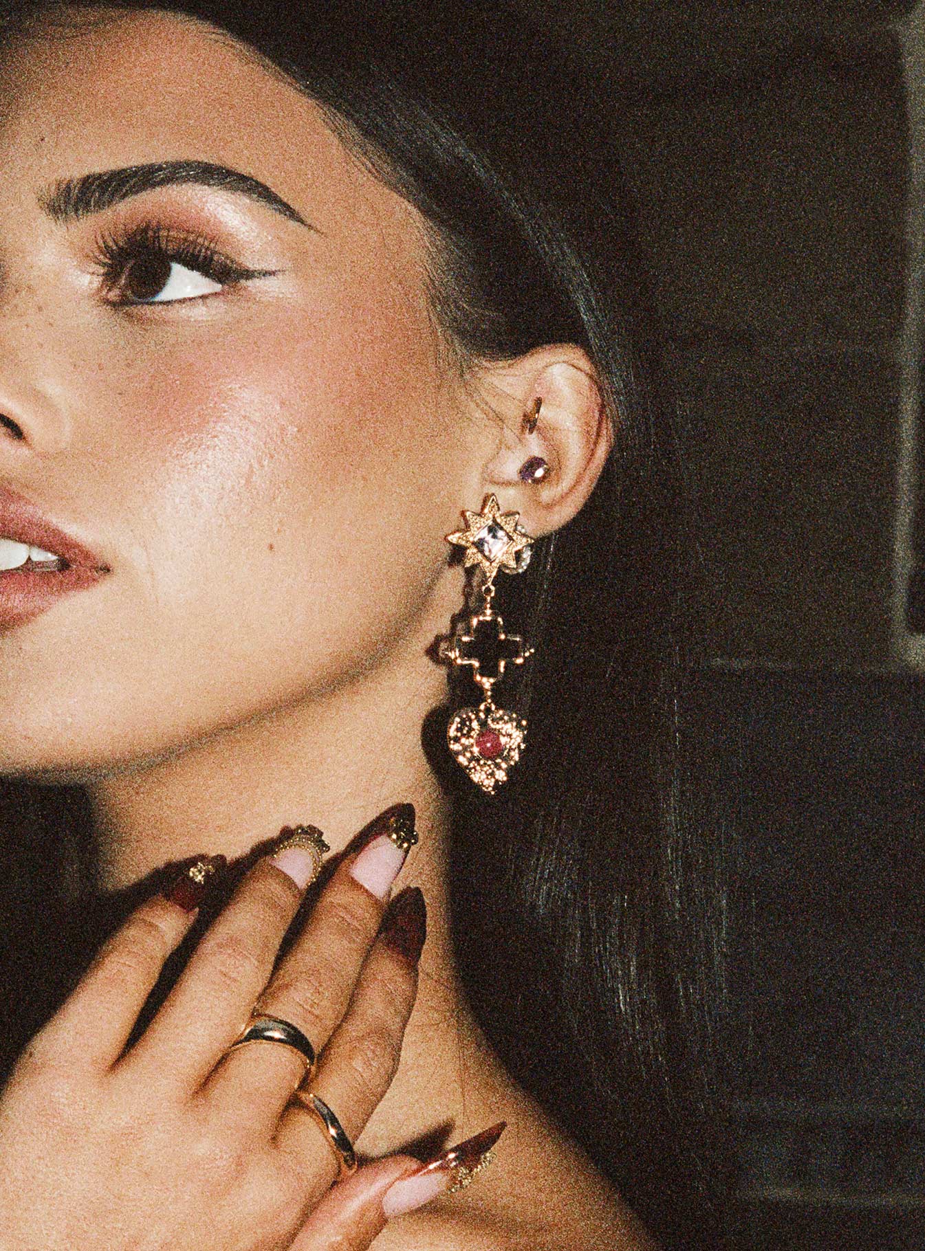 Capulet Earrings Gold、mySite、solidvoid