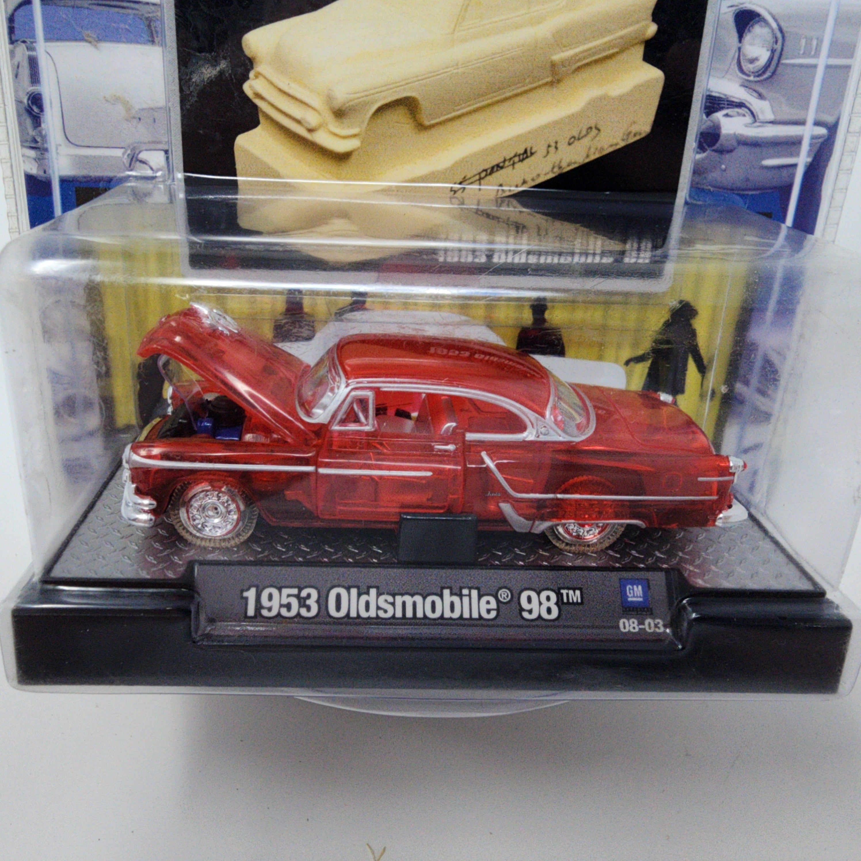 1953 Oldsmobile 98 * RED * M2 Machines Clearly Auto-Thentics、mySite、hgirdovlk