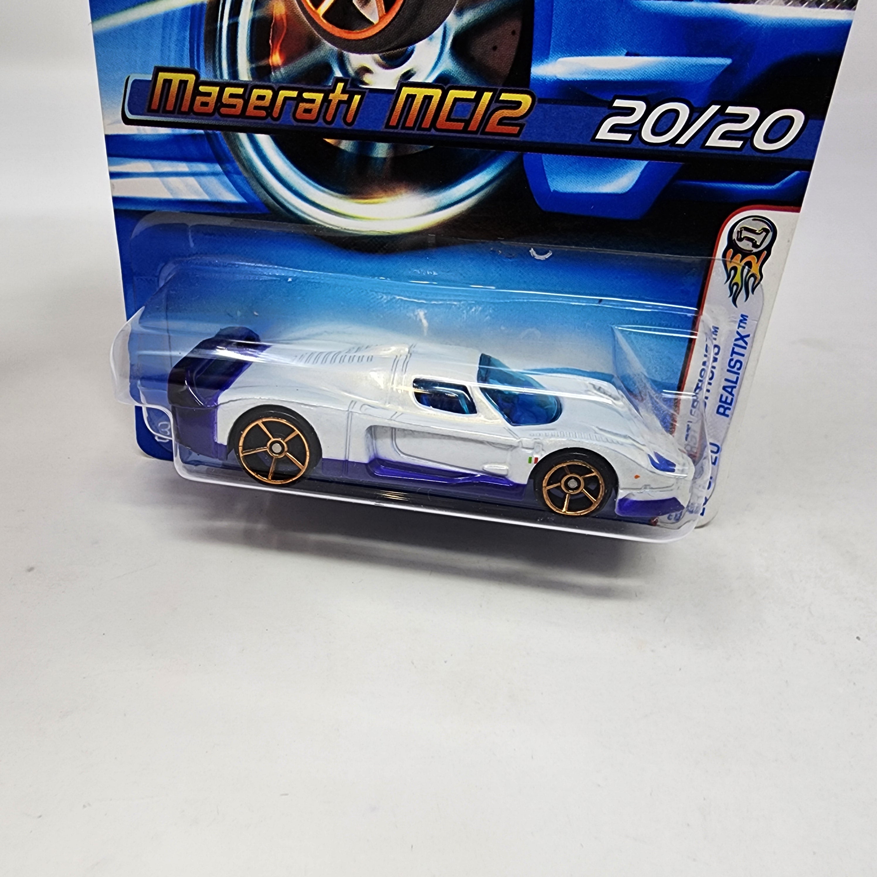 Maserati MC12 #20 * White w/ FTE Rims * Hot Wheels 2005、mySite、hgirdovlk