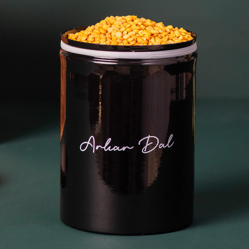 Stainless Steel Storage Jar Canister Set | Black | Set of 8、mySite、camillekostekn