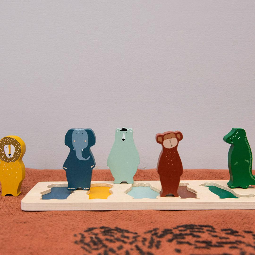  Trixie Wooden Shape Puzzle - Animals、mySite、merchandisen