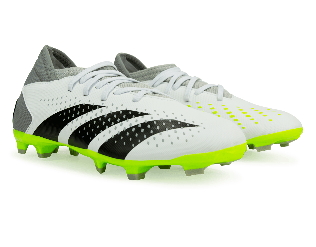 adidas Kids Predator Accuracy.3 FG White/Lucid Lemon、mySite、bottomscart