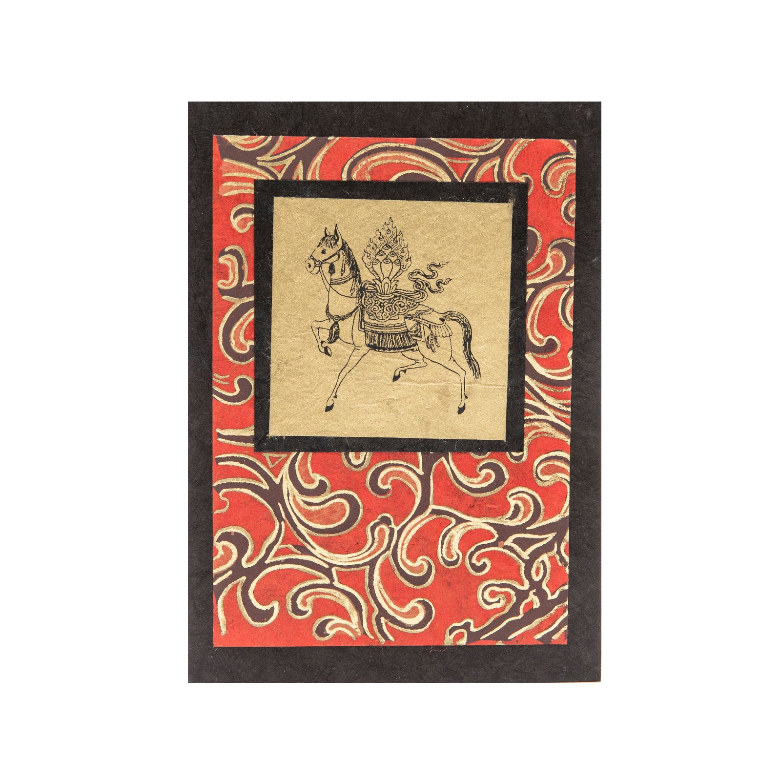 Set of 6 Windhorse Prayer Flag Cards、mySite、topwebapps