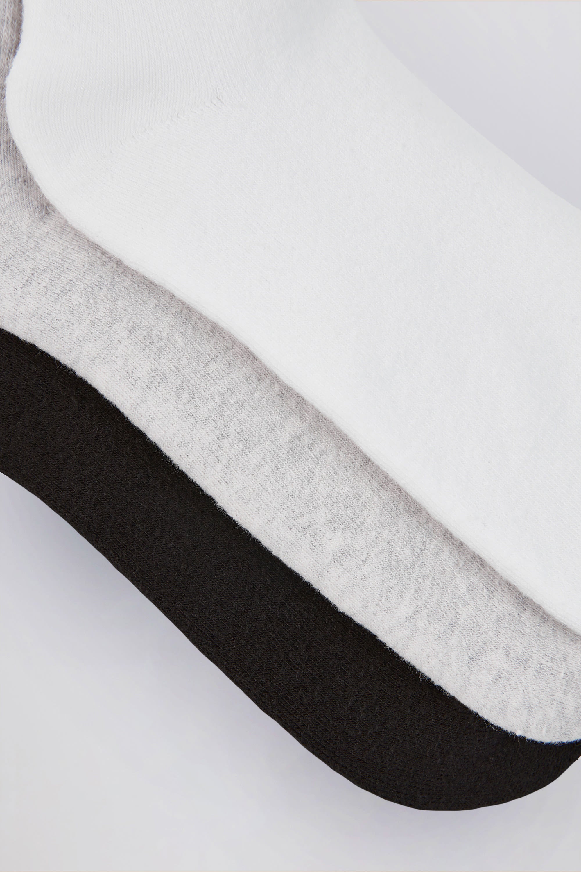 Ribbed Crew Sock Bundle in Multi、mySite、solidvoid