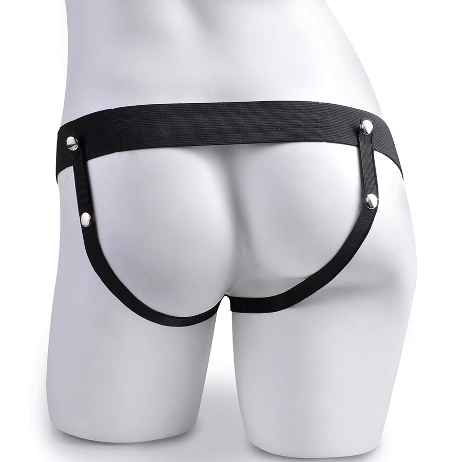 8 Inch Brown Rechargeable Vibrating Hollow Strap On Penis Extension by Fetish Fantasy、mySite、bottomscart