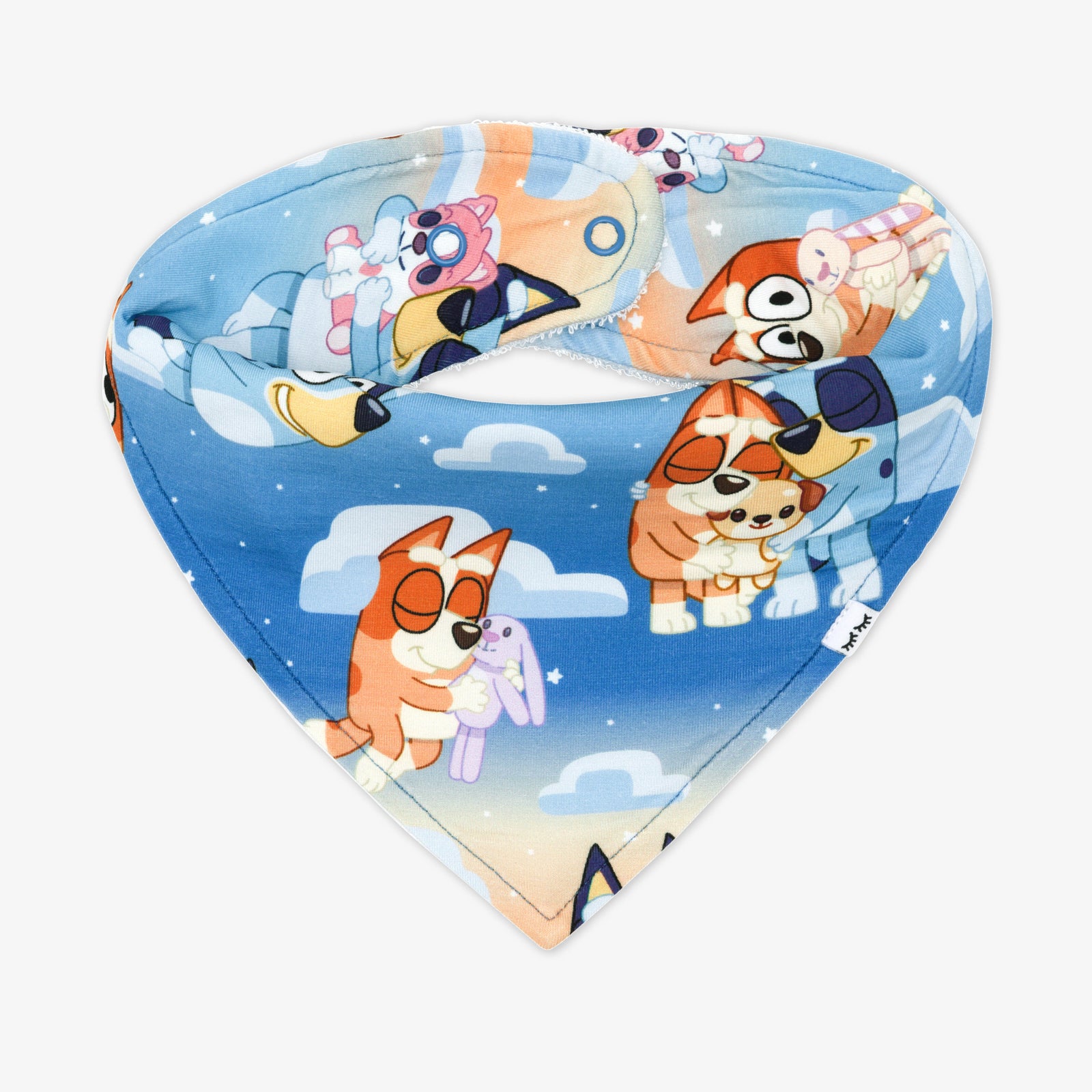  Bluey Blue Sleepytime Bandana Bib、mySite、layawaytickets