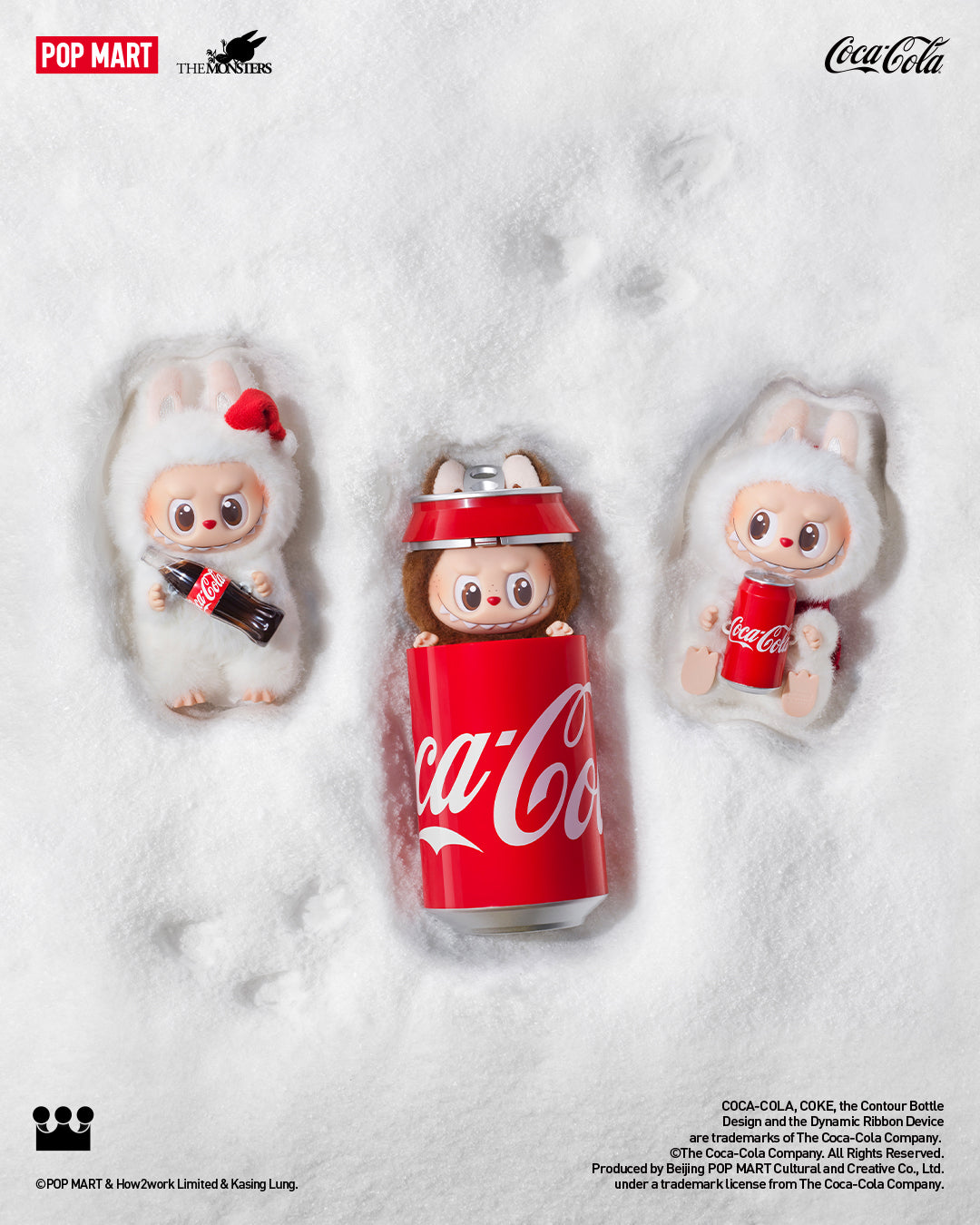  POP MART THE MONSTERS COCA-COLA SERIES-Vinyl Face Blind Box、mySite、greenlandpopulation