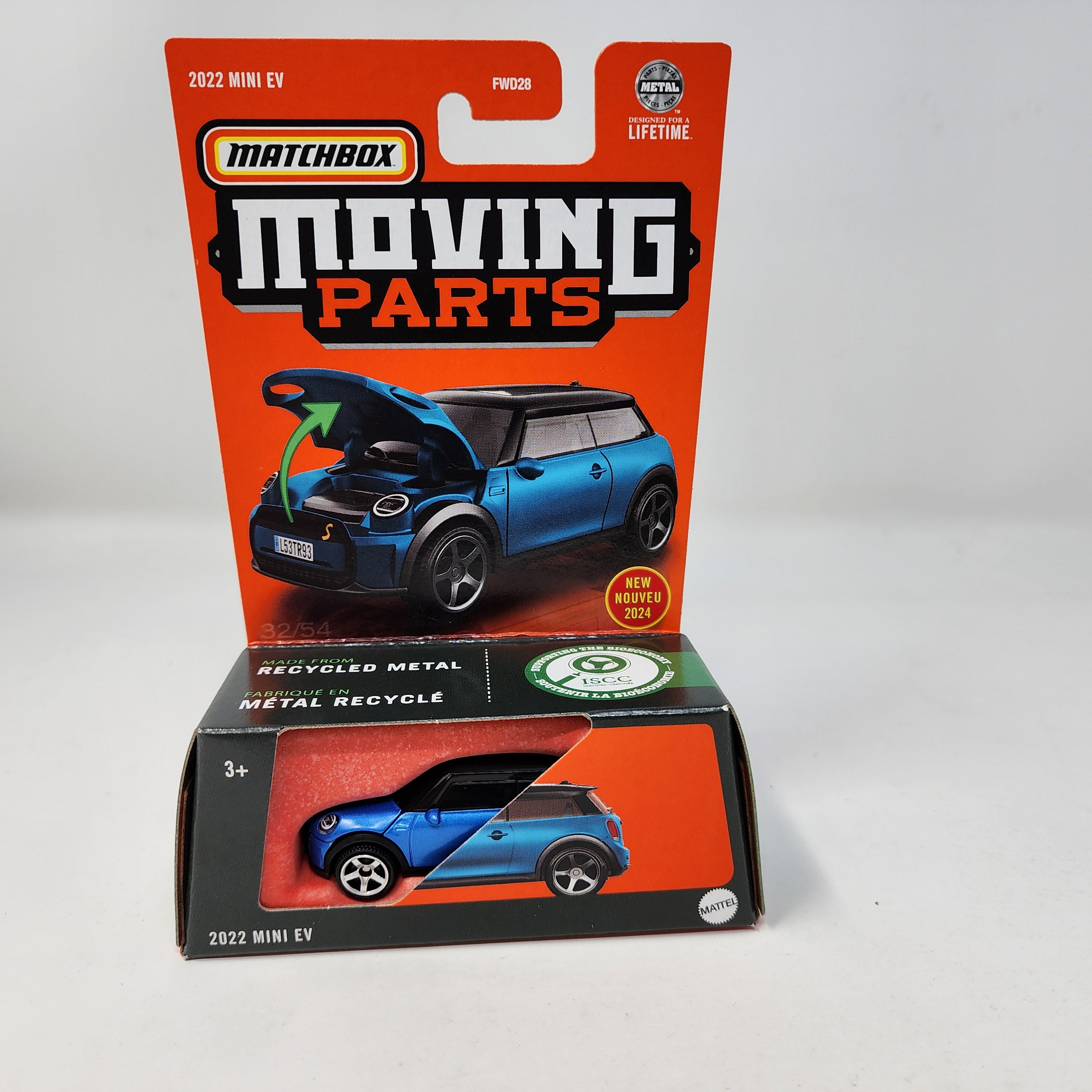 2022 Mini EV * BLUE * 2024 Matchbox Moving Parts Case R、mySite、hgirdovlk