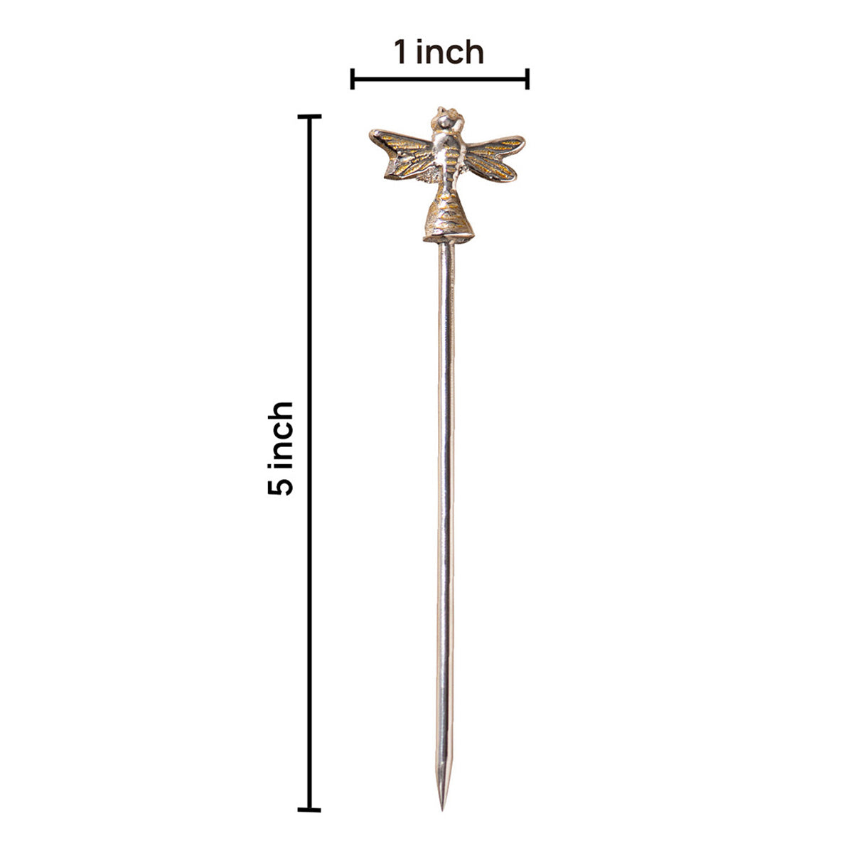 Stainless Steel Cocktail Picks | Dragonfly Shape | Silver、mySite、camillekostekn