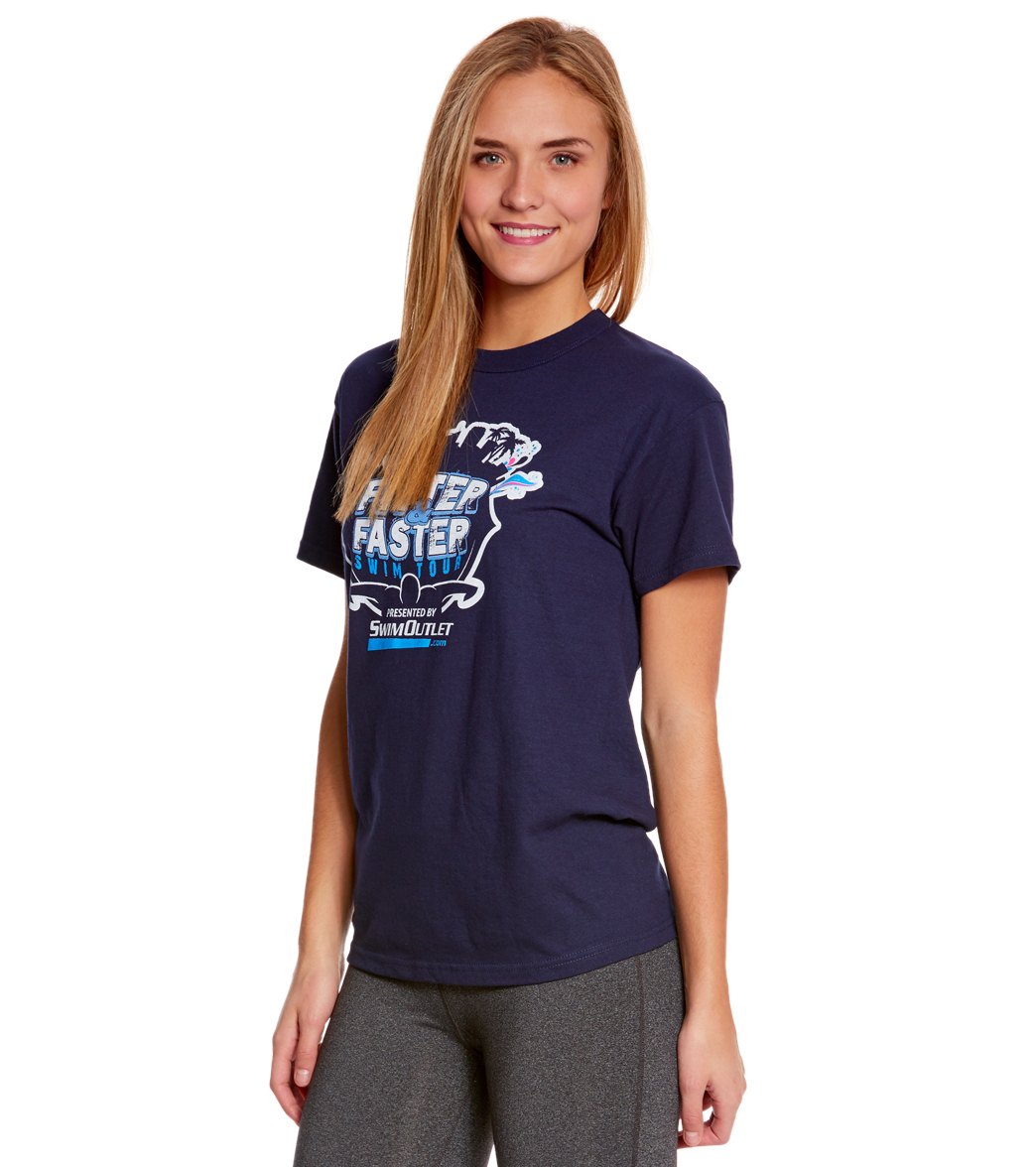 Fitter & Faster Swim Tour Blue Promo Tee、mySite、noshort