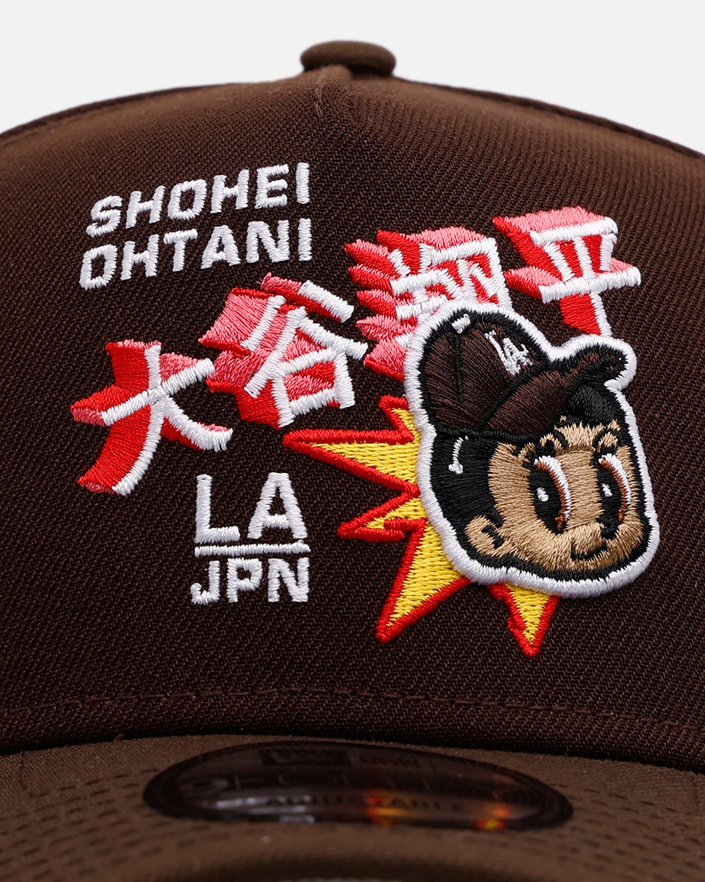 New Era Los Angeles Dodgers 'Shotime' 9FORTY A-Frame Snapback Brown、mySite、zt4zffjzw